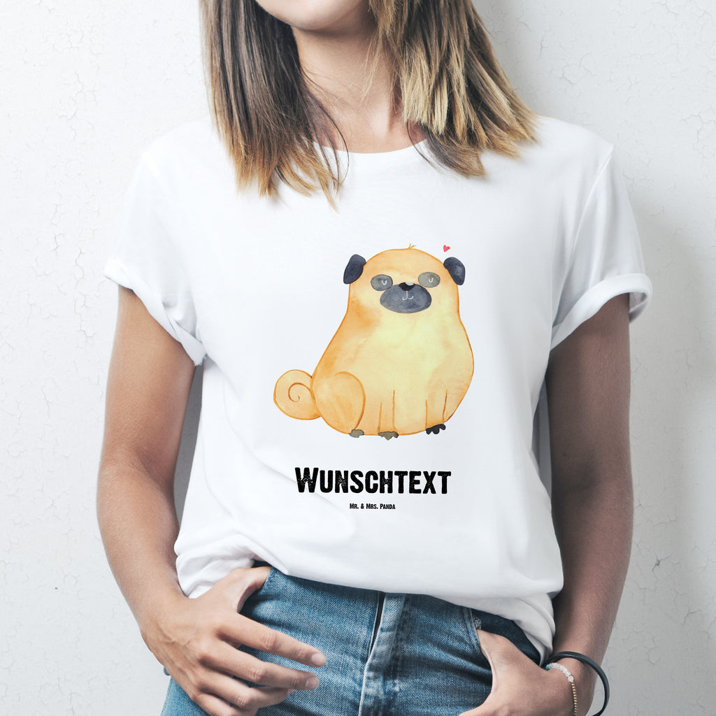 Personalisiertes T-Shirt Mops T-Shirt Personalisiert, T-Shirt mit Namen, T-Shirt mit Aufruck, Männer, Frauen, Hund, Hundemotiv, Haustier, Hunderasse, Tierliebhaber, Hundebesitzer, Sprüche, Mops, Liebe, Hundeliebe