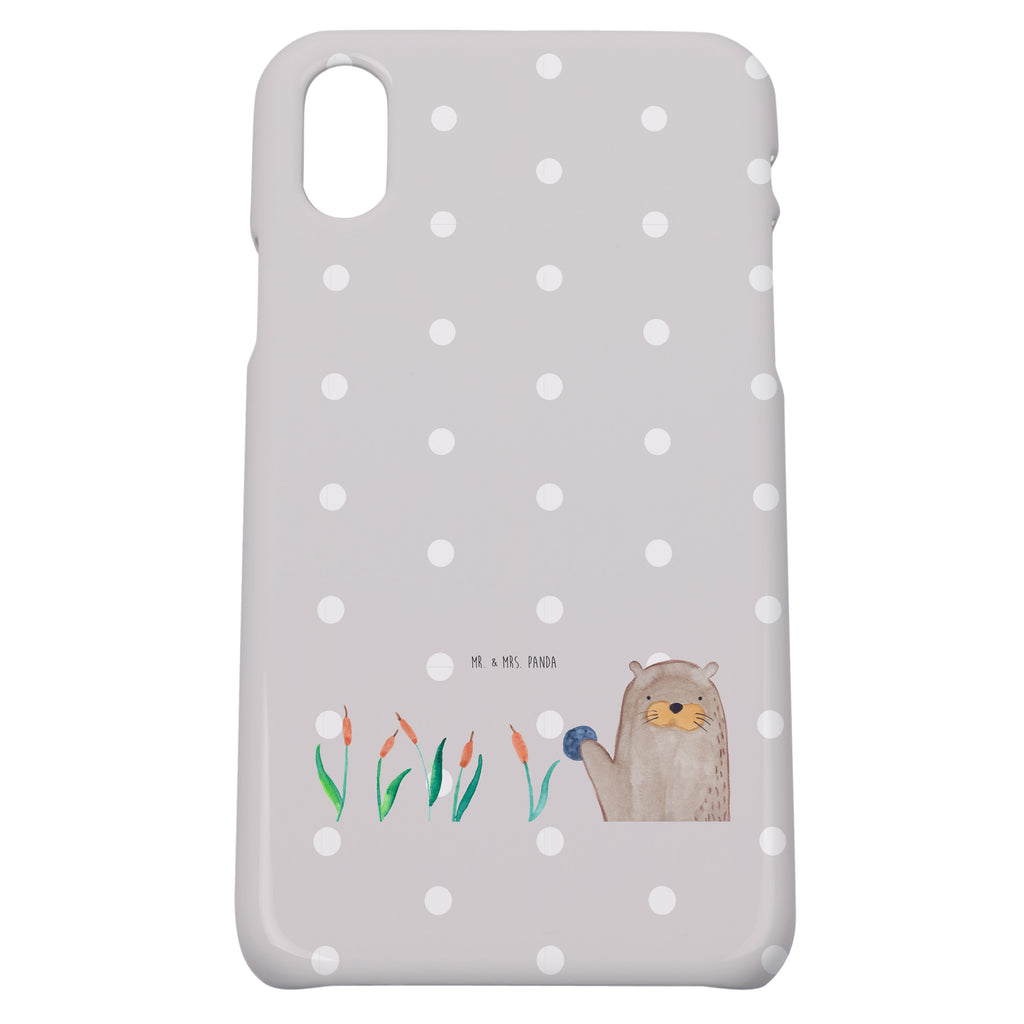 Handyhülle Otter Stein Handyhülle, Handycover, Cover, Handy, Hülle, Samsung Galaxy S8 plus, Otter, Fischotter, Seeotter, Otter Seeotter See Otter