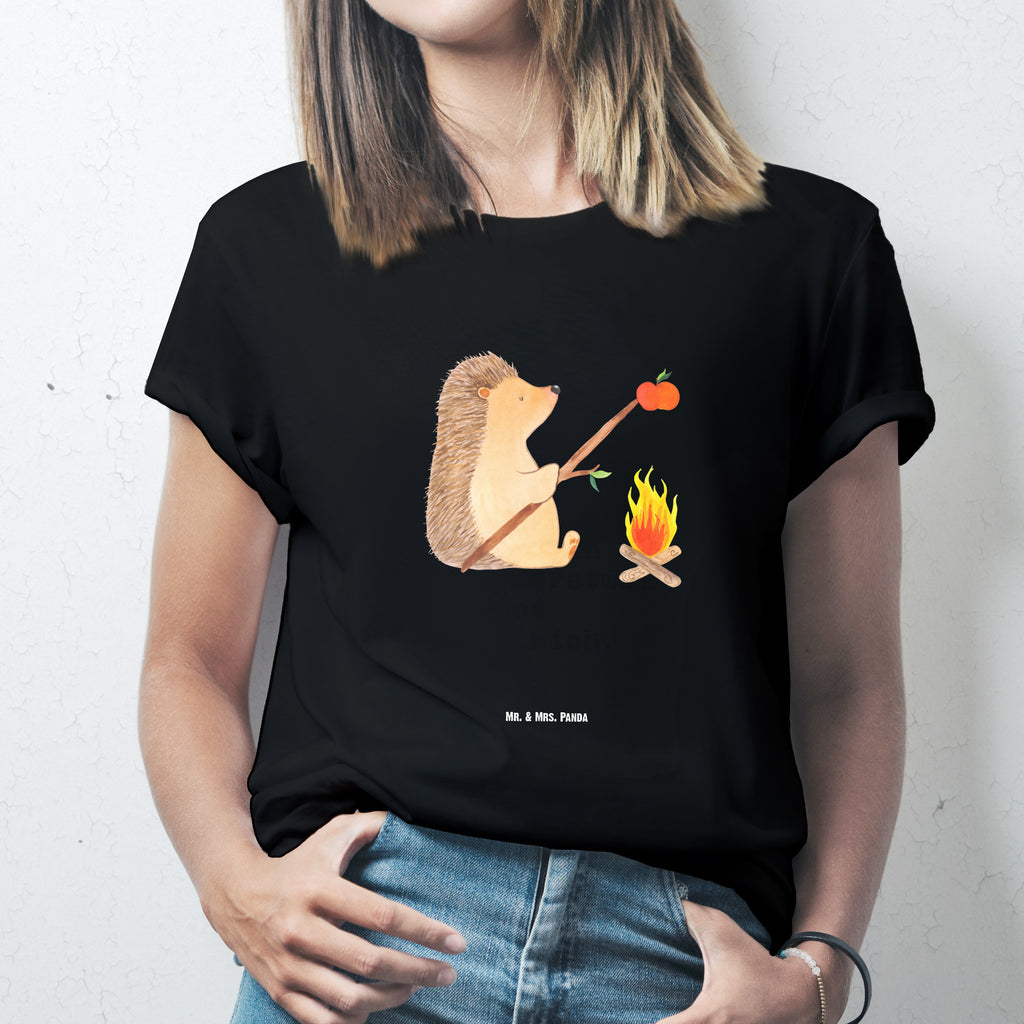 T-Shirt Standard Igel grillt T-Shirt, Shirt, Tshirt, Lustiges T-Shirt, T-Shirt mit Spruch, Party, Junggesellenabschied, Jubiläum, Geburstag, Herrn, Damen, Männer, Frauen, Schlafshirt, Nachthemd, Sprüche, Tiermotive, Gute Laune, lustige Sprüche, Tiere, Igel, Grillen, Ziele, Motivation, arbeitslos, Sinn des Lebens, Spruch