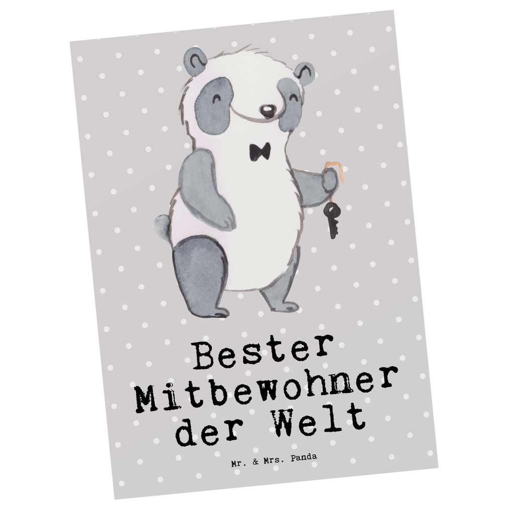 Postkarte Panda Bester Mitbewohner der Welt Postkarte, Karte, Geschenkkarte, Grußkarte, Einladung, Ansichtskarte, Geburtstagskarte, Einladungskarte, Dankeskarte, Ansichtskarten, Einladung Geburtstag, Einladungskarten Geburtstag, für, Dankeschön, Geschenk, Schenken, Geburtstag, Geburtstagsgeschenk, Geschenkidee, Danke, Bedanken, Mitbringsel, Freude machen, Geschenktipp, Mitbewohner, WG, Zimmernachbar, Wohngemeinschaft, WG-Bewohner, Zimmerkollege, Zimmergenosse, Stubenkamerad