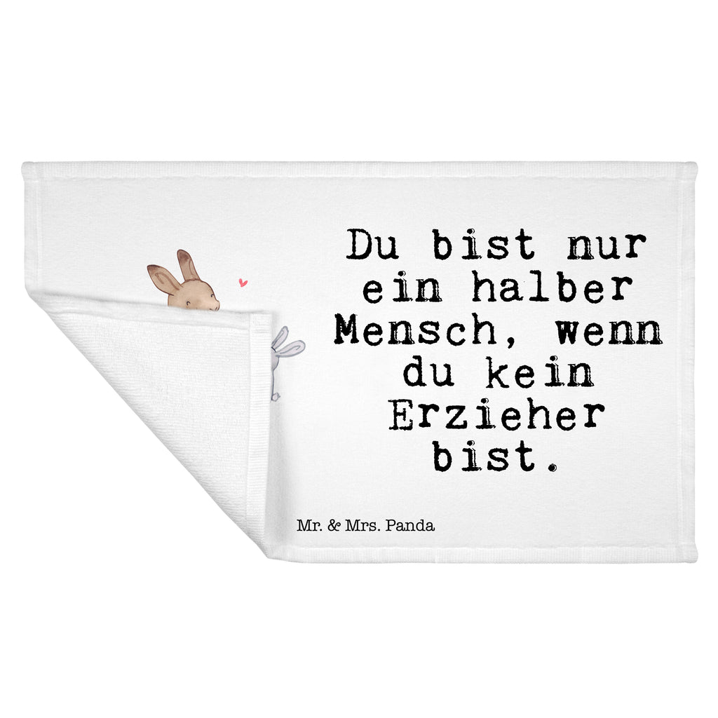 Handtuch Erzieher mit Herz Gästetuch, Reisehandtuch, Sport Handtuch, Frottier, Kinder Handtuch, Beruf, Ausbildung, Jubiläum, Abschied, Rente, Kollege, Kollegin, Geschenk, Schenken, Arbeitskollege, Mitarbeiter, Firma, Danke, Dankeschön, Erzieher, Kindergärtner, Pädagoge