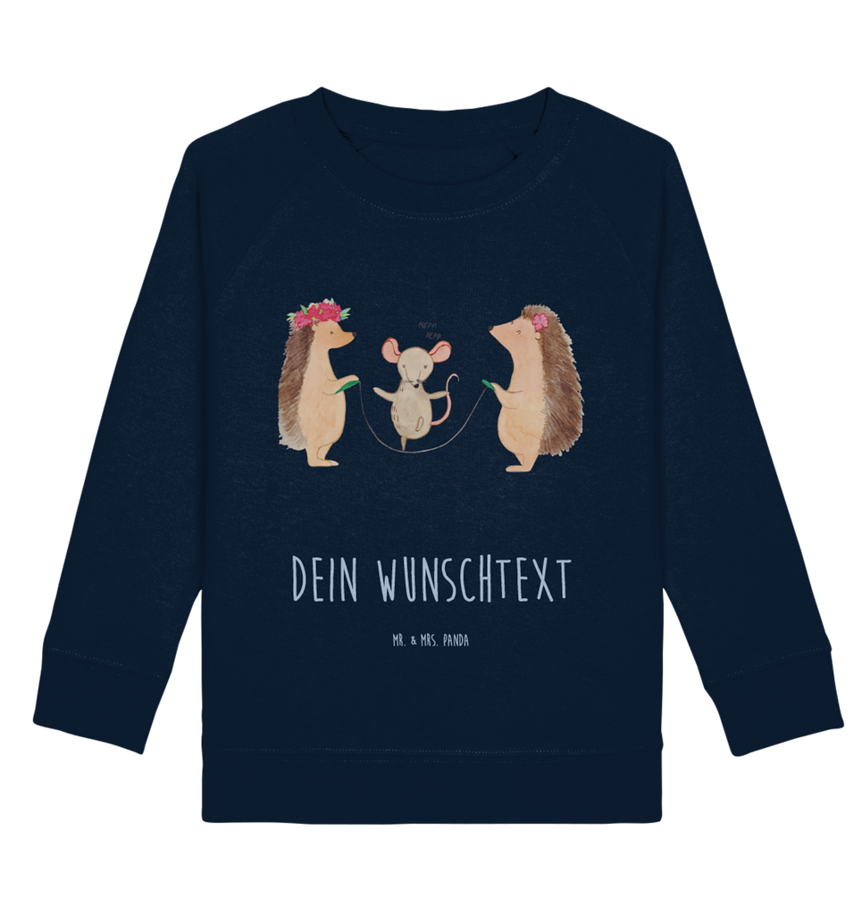 Personalisierter Kinder Pullover Igel Seilhüpfen Personalisierter Kinder Pullover, Personalisiertes Kinder Sweatshirt, Jungen, Mädchen, Tiermotive, Gute Laune, lustige Sprüche, Tiere, Igel, Maus, Seilspringen, Seilhüpfen, Kinder, Kindergarten