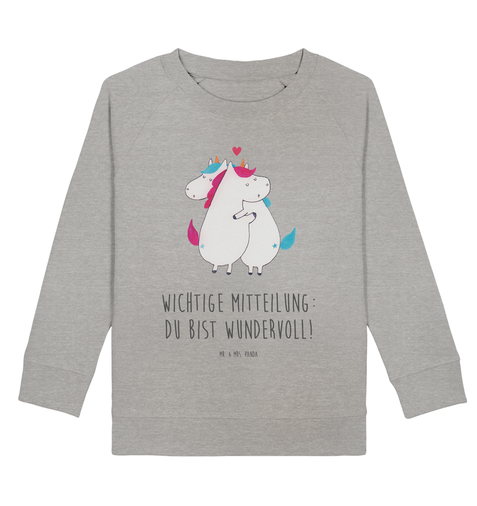 Organic Kinder Pullover Einhorn Mitteilung Kinder Pullover, Kinder Sweatshirt, Jungen, Mädchen, Einhorn, Einhörner, Einhorn Deko, Pegasus, Unicorn, Valentinstag, Valentine, Liebe, Geschenk, Partner, Ehe, lustig, witzig, Spruch