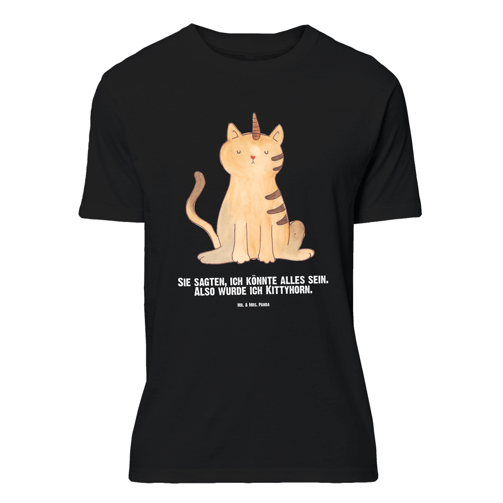 Personalisiertes T-Shirt Einhorn Katze T-Shirt Personalisiert, T-Shirt mit Namen, T-Shirt mit Aufruck, Männer, Frauen, Wunschtext, Bedrucken, Einhorn, Einhörner, Einhorn Deko, Pegasus, Unicorn, Katzer, Mieze, Regenbogen, Glitzer, Einhornpower, Erwachsenwerden, Katze, Katzenhorn, Einhornkatze, Kittyhorn