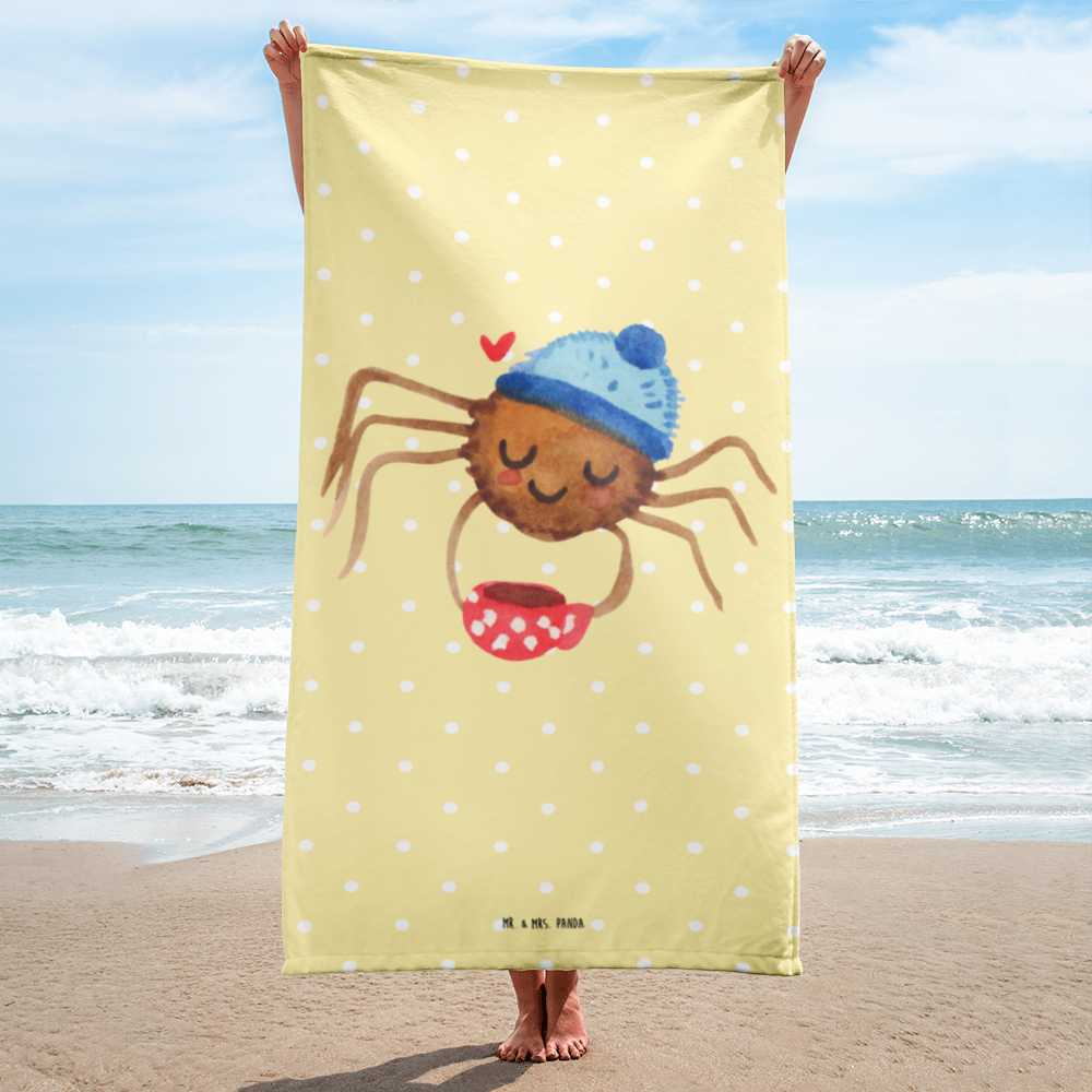 XL Badehandtuch Spinne Agathe Kaffee Handtuch, Badetuch, Duschtuch, Strandtuch, Saunatuch, Spinne Agathe, Spinne, Agathe, Videos, Merchandise, Kaffee, Morgen, Morgenmuffel, Lebensweisheiten, Weiser Spruch