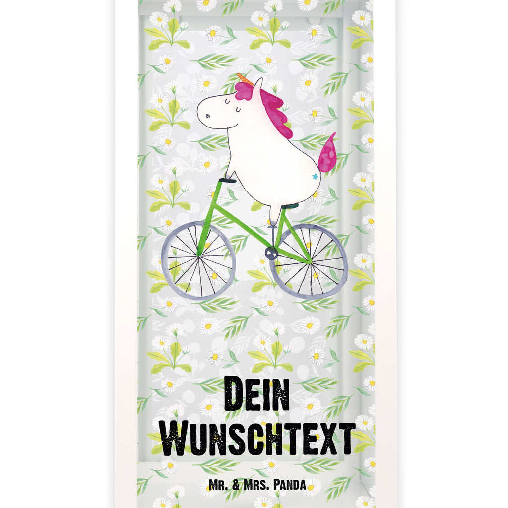 Personalisierte Deko Laterne Einhorn Radfahrer Gartenlampe, Gartenleuchte, Gartendekoration, Gartenlicht, Laterne kleine Laternen, XXL Laternen, Laterne groß, Einhorn, Einhörner, Einhorn Deko, Pegasus, Unicorn, Radfahren, Radfahrer, Rad, Bike, Feenstaub, Konfetti, Luxusproblem, Kummer, Liebeskummer