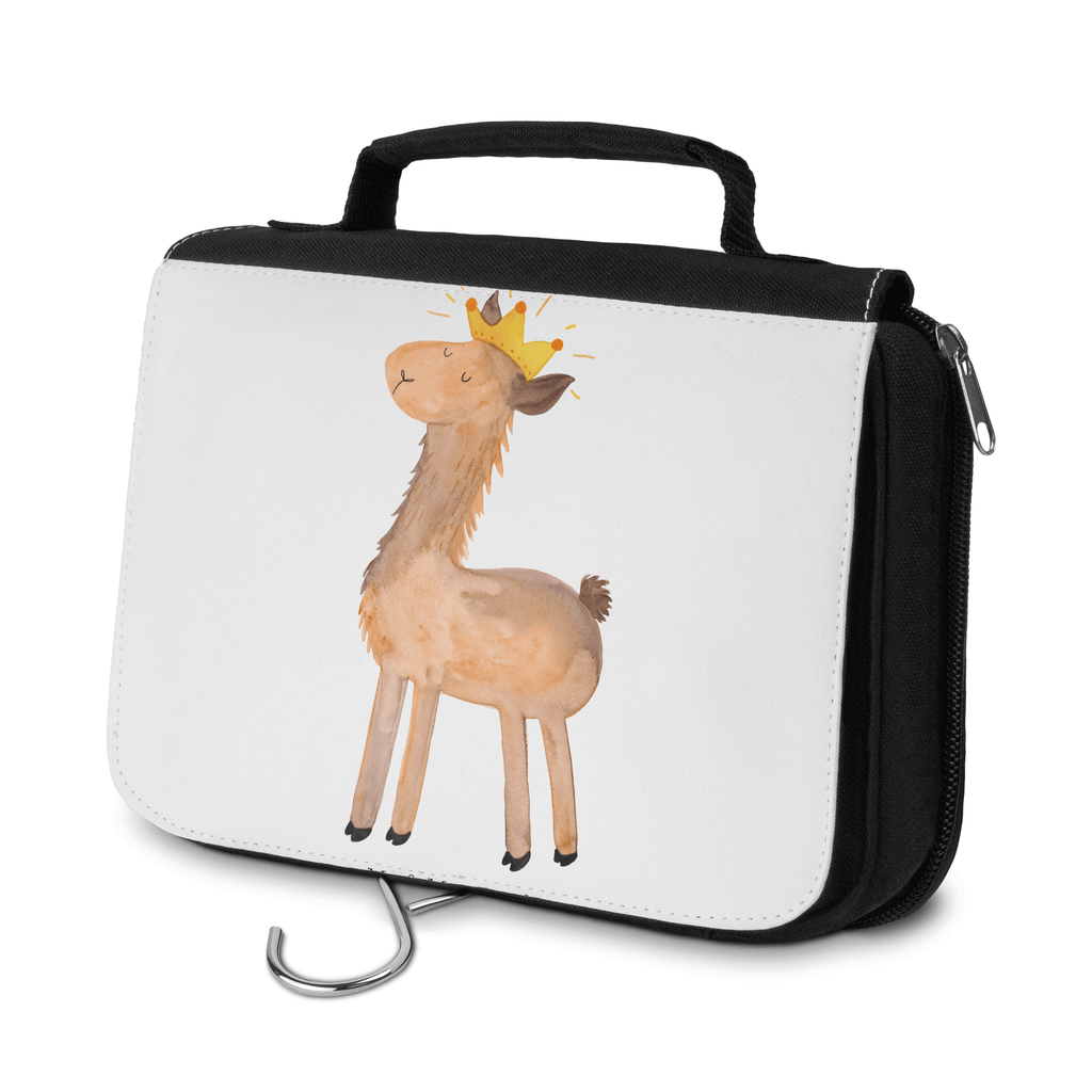 Kulturbeutel Lama König Kulturbeutel, Zum Aufhängen, Waschtasche, Kosmetiktasche, Damen, Herren, Aufbewahrungstasche, Schminktasche, Kosmetikbeutel, Organizer, Kulturtasche, Schminkutensil, Lama, Alpaka, Lamas, König, Königin, Freundin, Mama, Papa, Büro Kollege, Kollegin, Chef, Vorgesetzter, Abi, Abitur