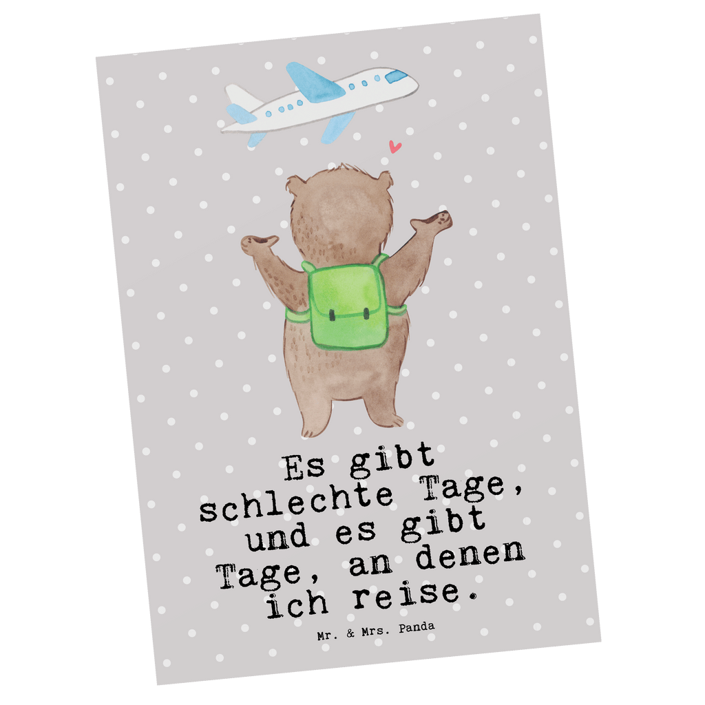 Postkarte Bär Reisen Tage Postkarte, Karte, Geschenkkarte, Grußkarte, Einladung, Ansichtskarte, Geburtstagskarte, Einladungskarte, Dankeskarte, Ansichtskarten, Einladung Geburtstag, Einladungskarten Geburtstag, Geschenk, Sport, Sportart, Hobby, Schenken, Danke, Dankeschön, Auszeichnung, Gewinn, Sportler, Reisen, Weltreise, Urlaub, Urlaube, Auslandsjahr, Austauschjahr, Schüleraustausch, Reisegruppe, Reiseveranstalter, Reisebüro