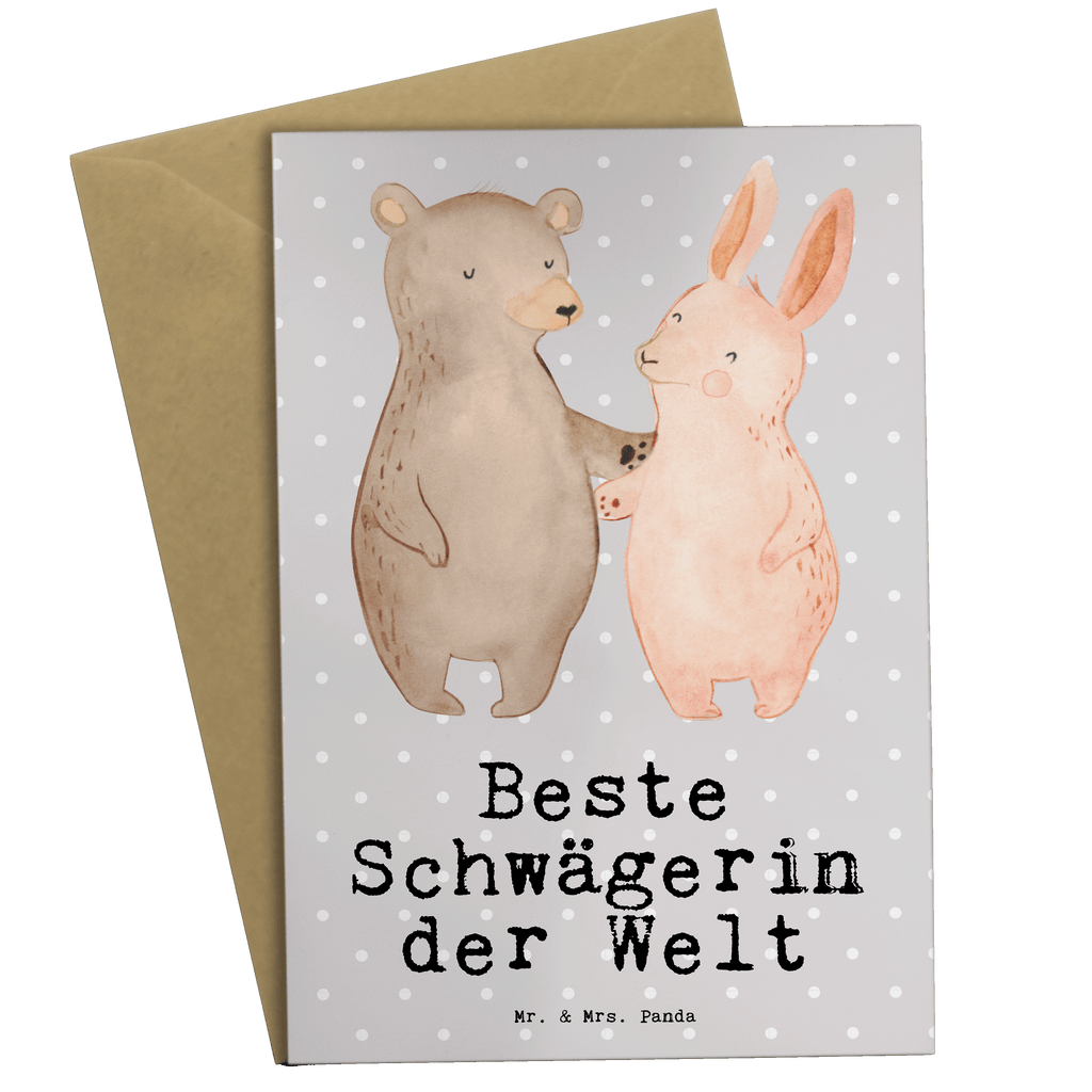 Grußkarte Hase Beste Schwägerin der Welt Grußkarte, Klappkarte, Einladungskarte, Glückwunschkarte, Hochzeitskarte, Geburtstagskarte, Karte, Ansichtskarten, für, Dankeschön, Geschenk, Schenken, Geburtstag, Geburtstagsgeschenk, Geschenkidee, Danke, Bedanken, Mitbringsel, Freude machen, Geschenktipp, Schwägerin, Schwähgerin, Schwippschwägerin, Familie, Verwandtschaft, angeheiratet, Frau, Ehemann, Schwester, Ehefrau, Bruder, Partner