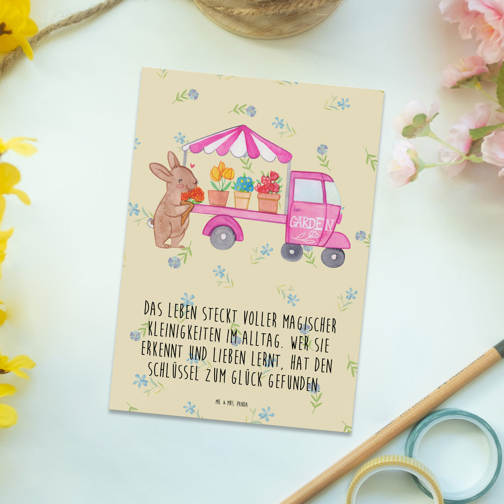 Postkarte Osterhase Blumenwagen Postkarte, Karte, Geschenkkarte, Grußkarte, Einladung, Ansichtskarte, Geburtstagskarte, Einladungskarte, Dankeskarte, Ostern, Osterhase, Ostergeschenke, Osternest, Osterdeko, Geschenke zu Ostern, Ostern Geschenk, Ostergeschenke Kinder, Ostern Kinder, Tulpen, Blumen