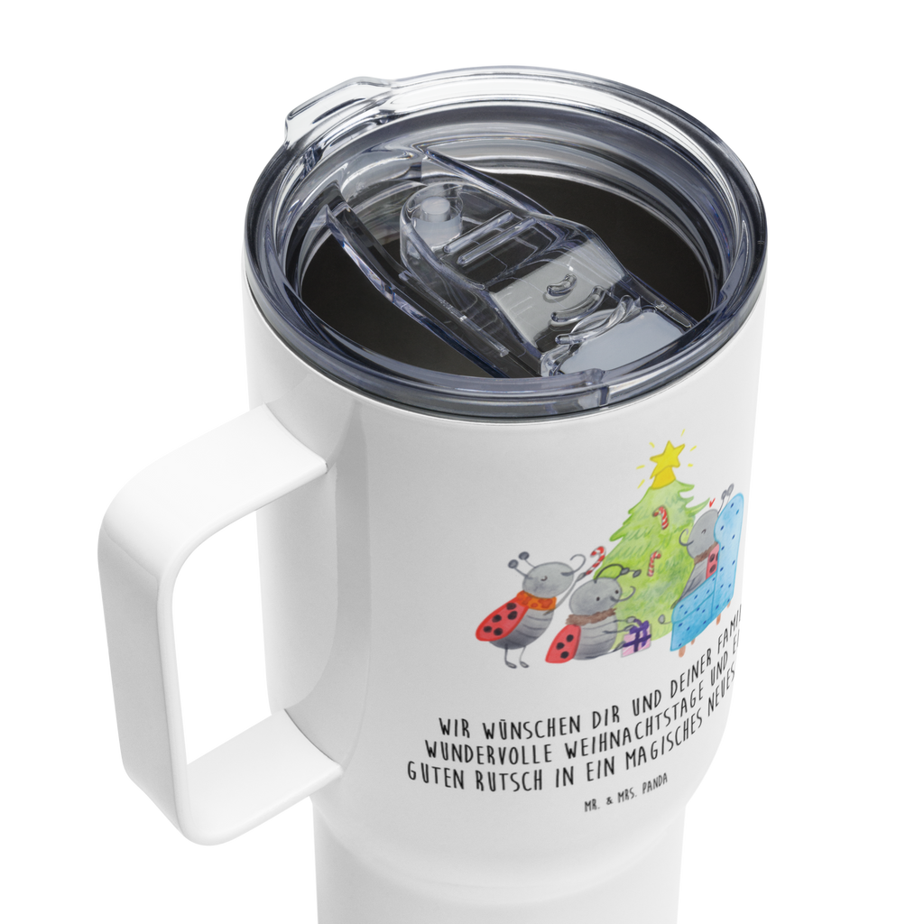 XXL Thermobecher Weihnachten Smörle Thermobecher, XL Thermobecher, Reisebecher, XL Reisetasse, Großer Thermobecher, Autobecher, Jumbo Becher, Winter, Weihnachten, Weihnachtsdeko, Nikolaus, Advent, Heiligabend, Wintermotiv, Weihnachtsbaum, Geschenk, Pfefferminzstange, Tannennadeln