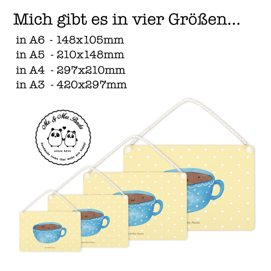 Deko Schild Kaffee Tasse Dekoschild, Deko Schild, Schild, Tür Schild, Türschild, Holzschild, Wandschild, Wanddeko, Tiermotive, Gute Laune, lustige Sprüche, Tiere, Kaffee, Tasse, Liebe, Geschmack, Genuss, Glücklich