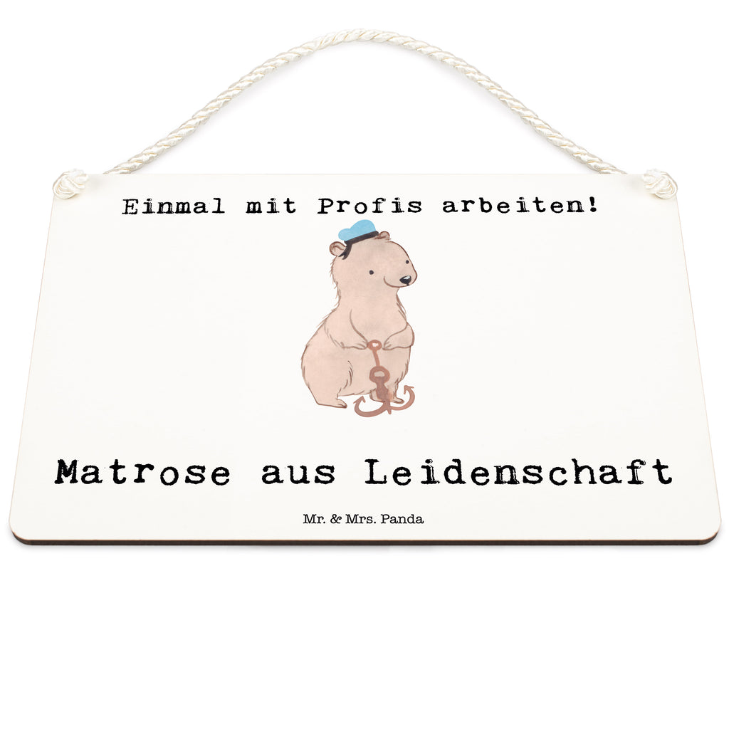 Deko Schild Matrose aus Leidenschaft Dekoschild, Deko Schild, Schild, Tür Schild, Türschild, Holzschild, Wandschild, Wanddeko, Beruf, Ausbildung, Jubiläum, Abschied, Rente, Kollege, Kollegin, Geschenk, Schenken, Arbeitskollege, Mitarbeiter, Firma, Danke, Dankeschön, Matrose, Seemann, Seeleute, Schiff, Schiffsmechaniker