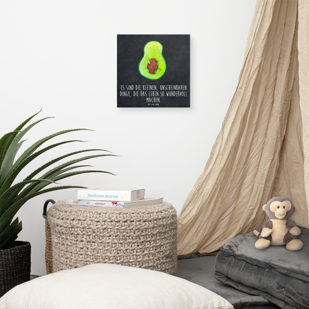 Leinwand Bild Avocado Kern Leinwand, Bild, Kunstdruck, Wanddeko, Dekoration, Avocado, Veggie, Vegan, Gesund, Avokado, Avocadokern, Kern, Pflanze, Spruch Leben