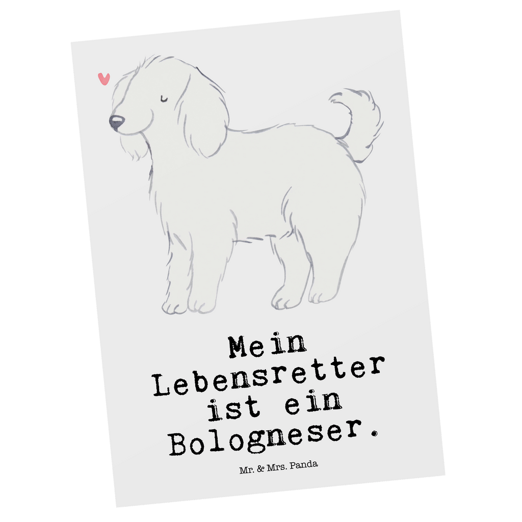 Postkarte Bologneser Lebensretter Postkarte, Karte, Geschenkkarte, Grußkarte, Einladung, Ansichtskarte, Geburtstagskarte, Einladungskarte, Dankeskarte, Ansichtskarten, Einladung Geburtstag, Einladungskarten Geburtstag, Hund, Hunderasse, Rassehund, Hundebesitzer, Geschenk, Tierfreund, Schenken, Welpe, Bologneser