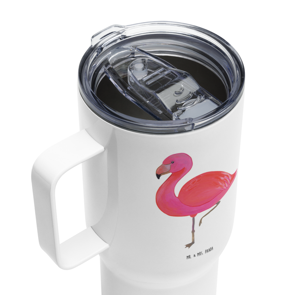 XXL Thermobecher Flamingo Classic Thermobecher, XL Thermobecher, Reisebecher, XL Reisetasse, Großer Thermobecher, Autobecher, Jumbo Becher, Flamingo, Einzigartig, Selbstliebe, Stolz, ich, für mich, Spruch, Freundin, Freundinnen, Außenseiter, Sohn, Tochter, Geschwister