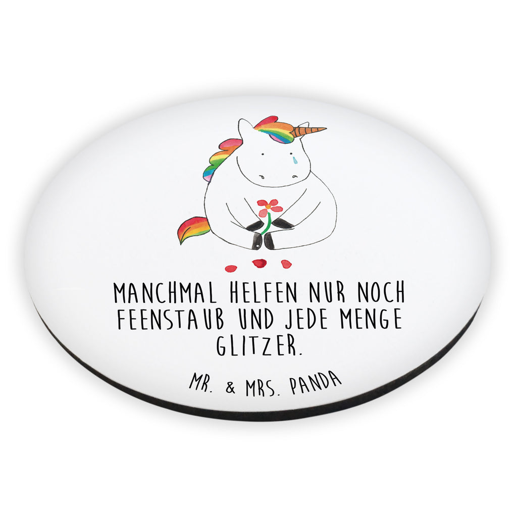 Rund Magnet Einhorn Traurig Kühlschrankmagnet, Pinnwandmagnet, Souvenir Magnet, Motivmagnete, Dekomagnet, Whiteboard Magnet, Notiz Magnet, Kühlschrank Dekoration, Einhorn, Einhörner, Einhorn Deko, Pegasus, Unicorn, Glitzer, Trösten. Freundschaft, Freunde, Liebe, Trauer, Grußkarte, Blume