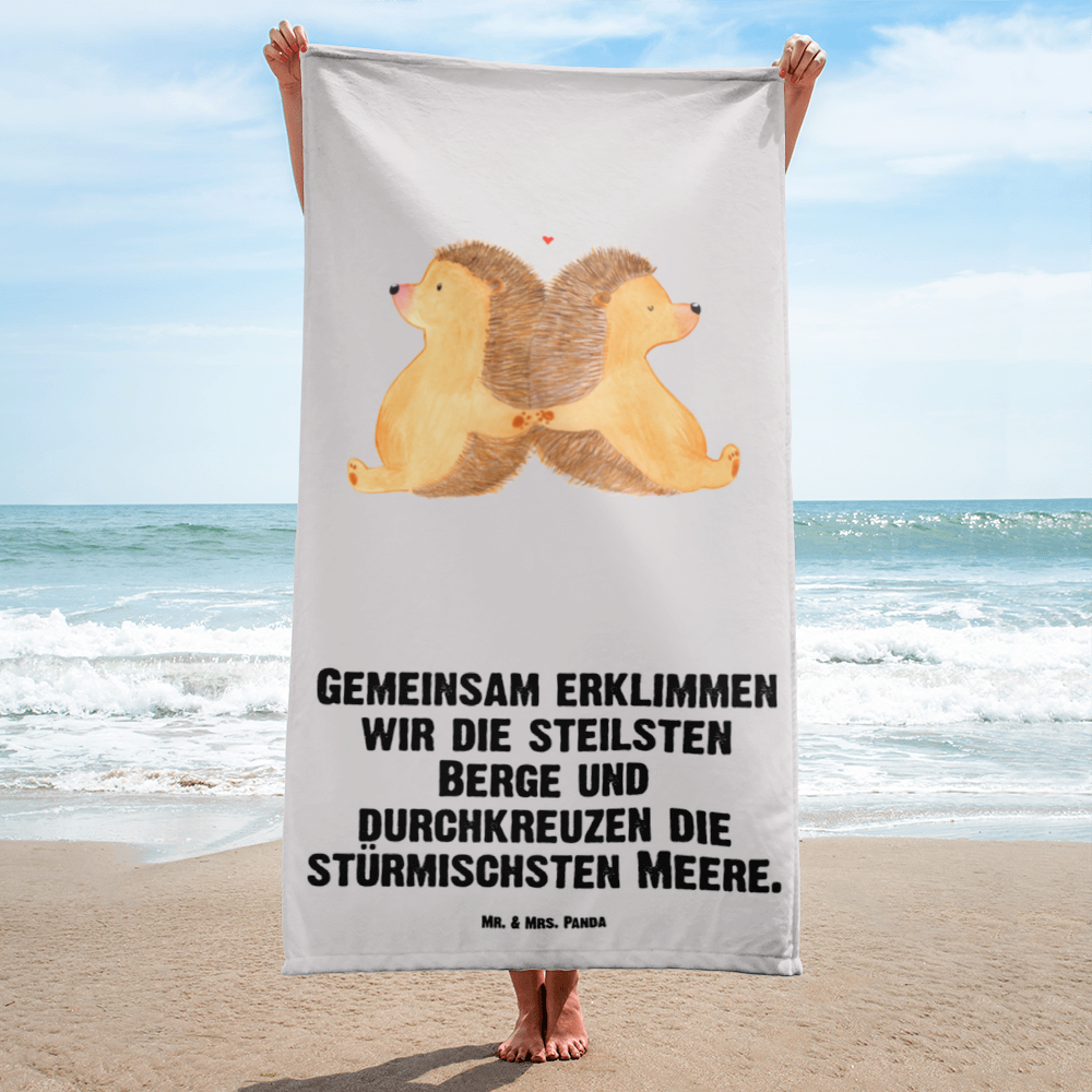 XL Badehandtuch Igel händchenhaltend Handtuch, Badetuch, Duschtuch, Strandtuch, Saunatuch, Liebe, Partner, Freund, Freundin, Ehemann, Ehefrau, Heiraten, Verlobung, Heiratsantrag, Liebesgeschenk, Jahrestag, Hocheitstag, Igel, Igelliebe, Hand in Hand, Liebesbeweis, große Liebe, Liebesbotschaft, Hochzeit, Lieblingsmensch, Gemeinsamkeit, Love, Geschenk für zwei