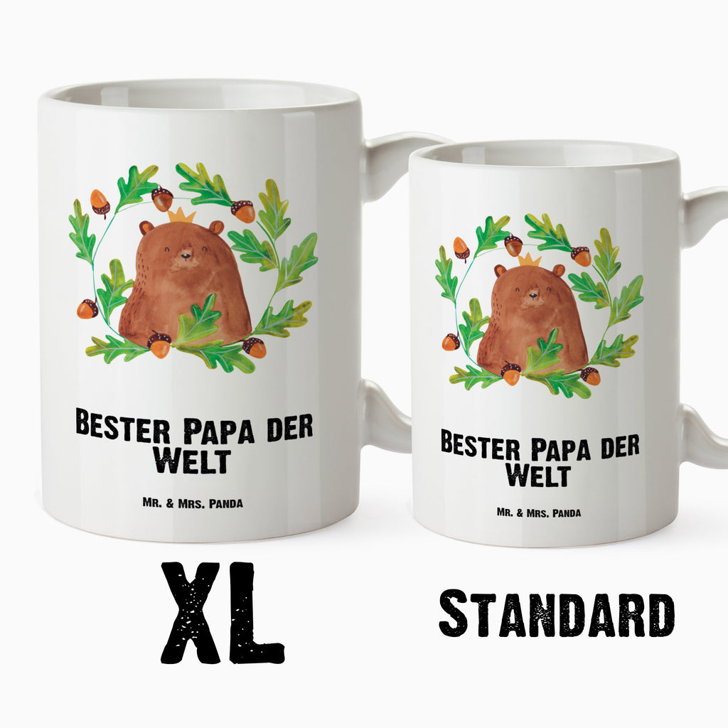 XL Tasse Bär König XL Tasse, Große Tasse, Grosse Kaffeetasse, XL Becher, XL Teetasse, spülmaschinenfest, Jumbo Tasse, Groß, Bär, Teddy, Teddybär, Papa, Papa Bär, bester Vater, bester Papa, weltbester Papa, Vatertag, Vater, Dad, Daddy, Papi