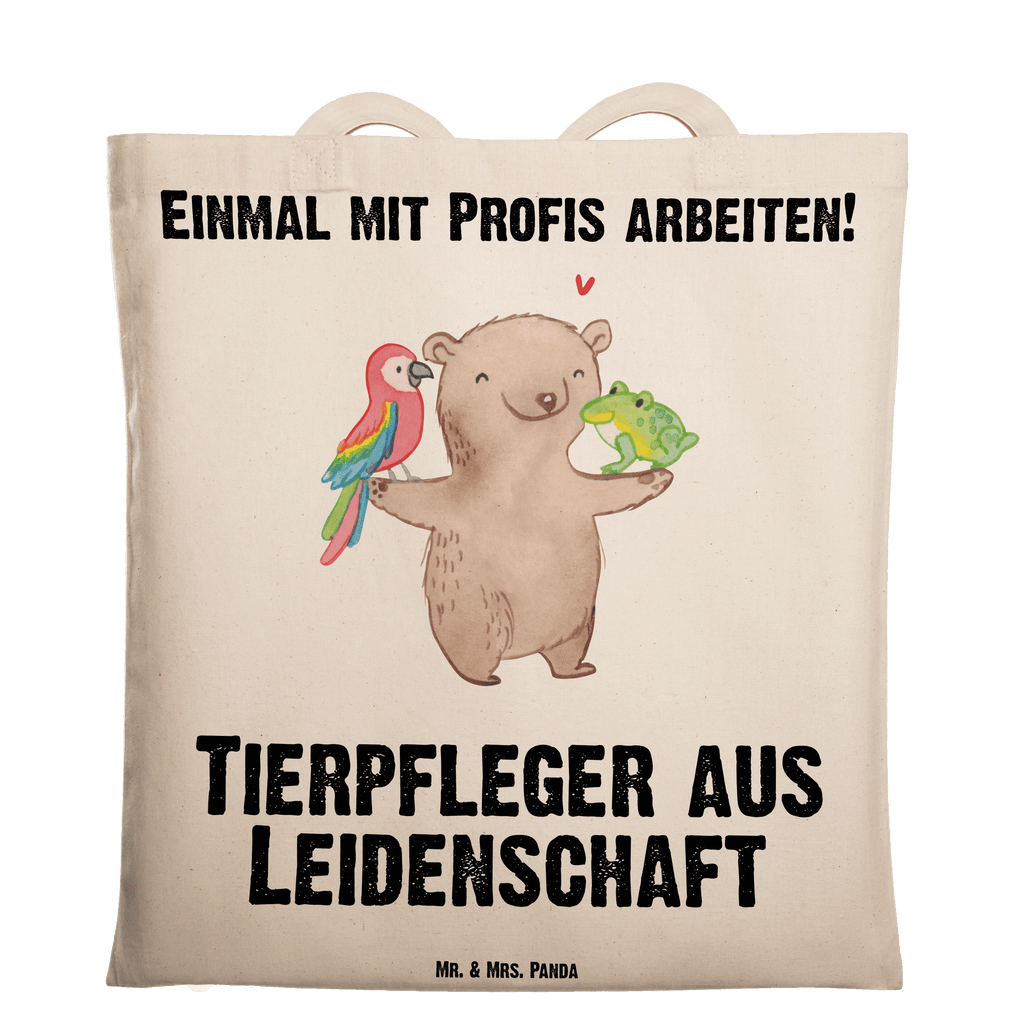 Tragetasche Tierpfleger aus Leidenschaft Beuteltasche, Beutel, Einkaufstasche, Jutebeutel, Stoffbeutel, Tasche, Shopper, Umhängetasche, Strandtasche, Schultertasche, Stofftasche, Tragetasche, Badetasche, Jutetasche, Einkaufstüte, Laptoptasche, Beruf, Ausbildung, Jubiläum, Abschied, Rente, Kollege, Kollegin, Geschenk, Schenken, Arbeitskollege, Mitarbeiter, Firma, Danke, Dankeschön