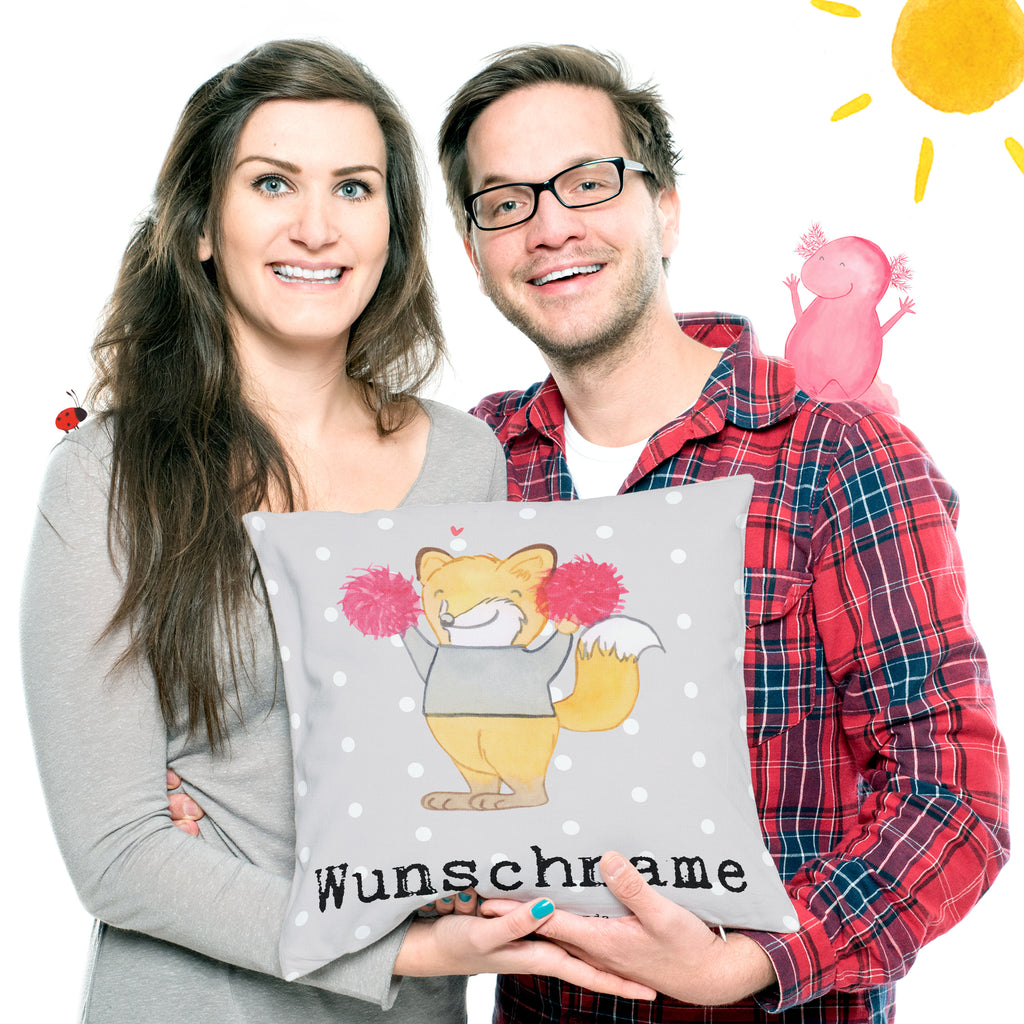 Personalisiertes Kissen Fuchs Beste Schwester der Welt Kissen, personalisiert, Name, Wunschname, bedrucken, Kopfkissen, für, Dankeschön, Geschenk, Schenken, Geburtstag, Geburtstagsgeschenk, Geschenkidee, Danke, Bedanken, Mitbringsel, Freude machen, Geschenktipp, Schwester, Geschwister, Schwesterherz, Sister, Familie, Kleinigkeit, Beste, Tochter