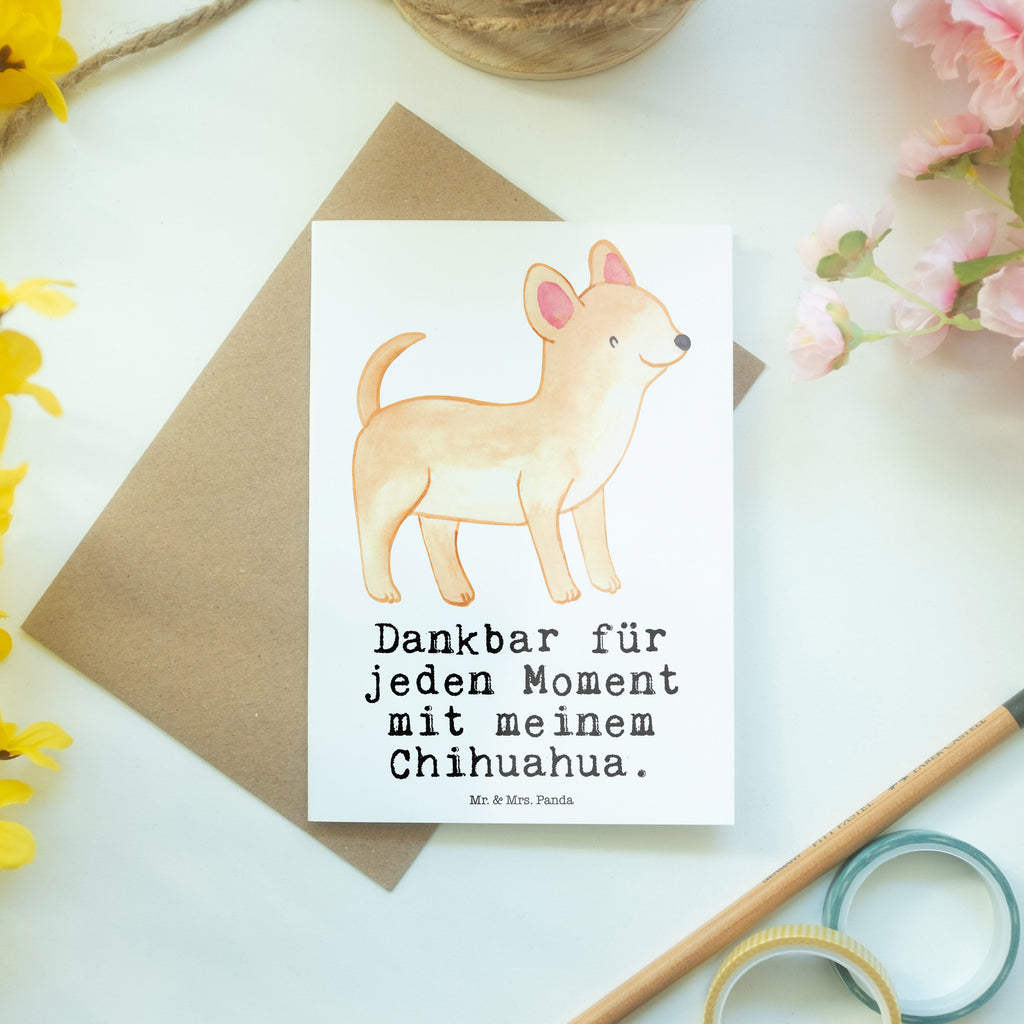 Grußkarte Chihuahua Moment Grußkarte, Klappkarte, Einladungskarte, Glückwunschkarte, Hochzeitskarte, Geburtstagskarte, Karte, Ansichtskarten, Hund, Hunderasse, Rassehund, Hundebesitzer, Geschenk, Tierfreund, Schenken, Welpe, Chihuahua