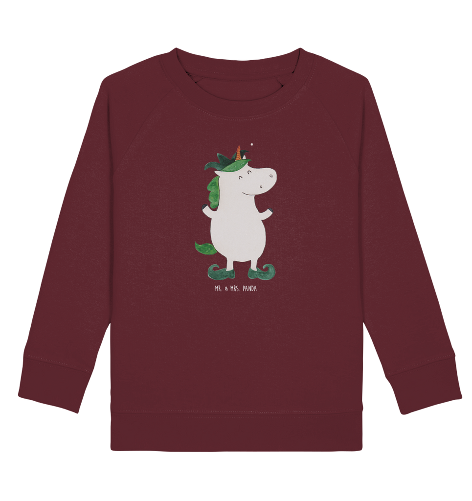 Organic Kinder Pullover Einhorn Joker Kinder Pullover, Kinder Sweatshirt, Jungen, Mädchen, Einhorn, Einhörner, Einhorn Deko, Pegasus, Unicorn, Hofnarr, Kasper, Gaukler, Mittelalter