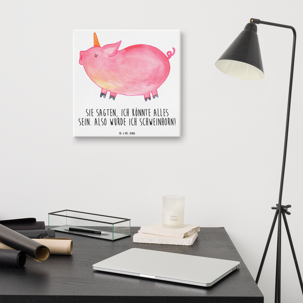 Leinwand Bild Einhorn Schweinhorn Leinwand, Bild, Kunstdruck, Wanddeko, Dekoration, Einhorn, Einhörner, Einhorn Deko, Pegasus, Unicorn, Party, Spaß, Schwein, Schweinhorn, Bauer, witzig. lustig, Spruch, geschenk, Pig, Piggy, funny, english, englisch