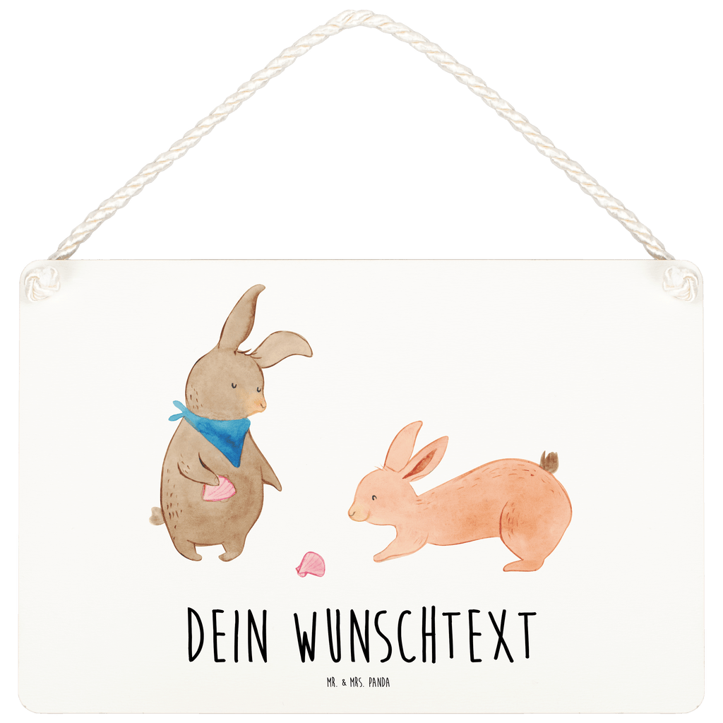 Personalisiertes Deko Schild Hasen Muschel Dekoschild, Deko Schild, Schild, Tür Schild, Türschild, Holzschild, Wandschild, Wanddeko, Familie, Vatertag, Muttertag, Bruder, Schwester, Mama, Papa, Oma, Opa, Hasen, beste Freundin, Freundin, Freundinnen, best friends, BFF, Muscheln sammeln, Muscheln, Meer