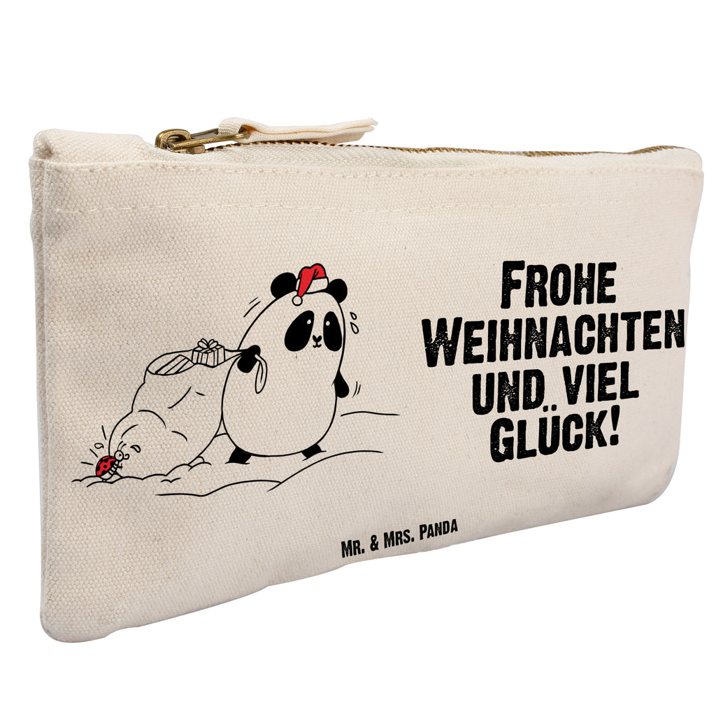 Schminktasche Easy & Peasy Frohe Weihnachten Schminktasche, Kosmetiktasche, Kosmetikbeutel, Stiftemäppchen, Etui, Federmappe, Makeup, XXL, Schminketui, Kosmetiketui, Schlamperetui