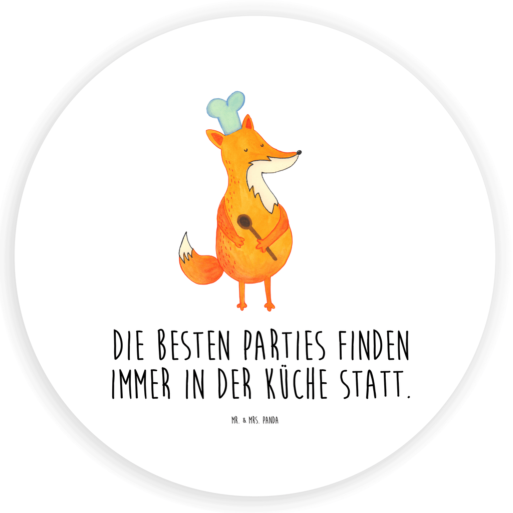 Rund Aufkleber Fuchs Koch Sticker, Aufkleber, Etikett, Fuchs, Füchse, Koch Geschenk, Küche Spruch, Küche Deko, Köche, Bäcker, Party Spruch, Spruch lustig, witzig