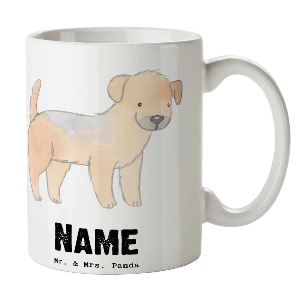 Personalisierte Tasse Border Terrier Lebensretter Personalisierte Tasse, Namenstasse, Wunschname, Personalisiert, Tasse, Namen, Drucken, Tasse mit Namen, Hund, Hunderasse, Rassehund, Hundebesitzer, Geschenk, Tierfreund, Schenken, Welpe, Border Terrier