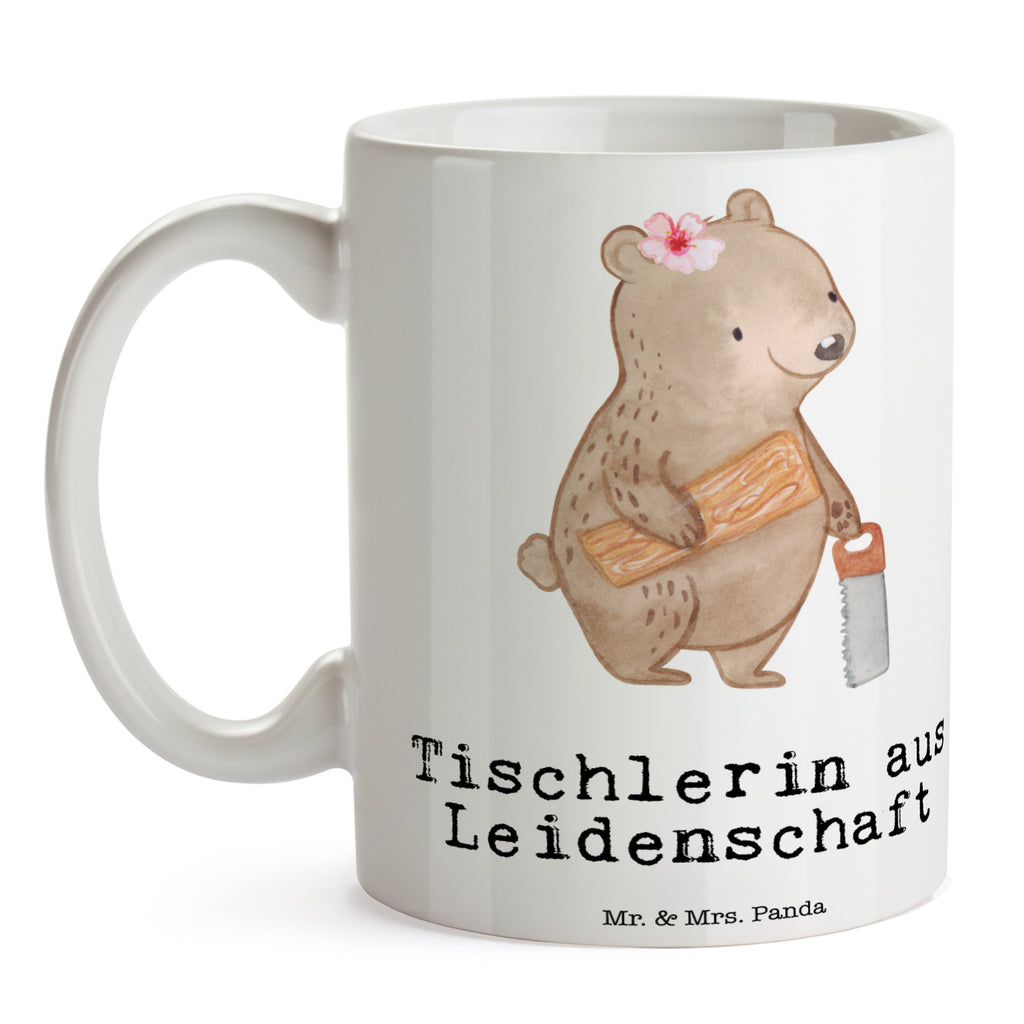 Tasse Tischlerin aus Leidenschaft Tasse, Kaffeetasse, Teetasse, Becher, Kaffeebecher, Teebecher, Keramiktasse, Porzellantasse, Büro Tasse, Geschenk Tasse, Tasse Sprüche, Tasse Motive, Kaffeetassen, Tasse bedrucken, Designer Tasse, Cappuccino Tassen, Schöne Teetassen, Beruf, Ausbildung, Jubiläum, Abschied, Rente, Kollege, Kollegin, Geschenk, Schenken, Arbeitskollege, Mitarbeiter, Firma, Danke, Dankeschön