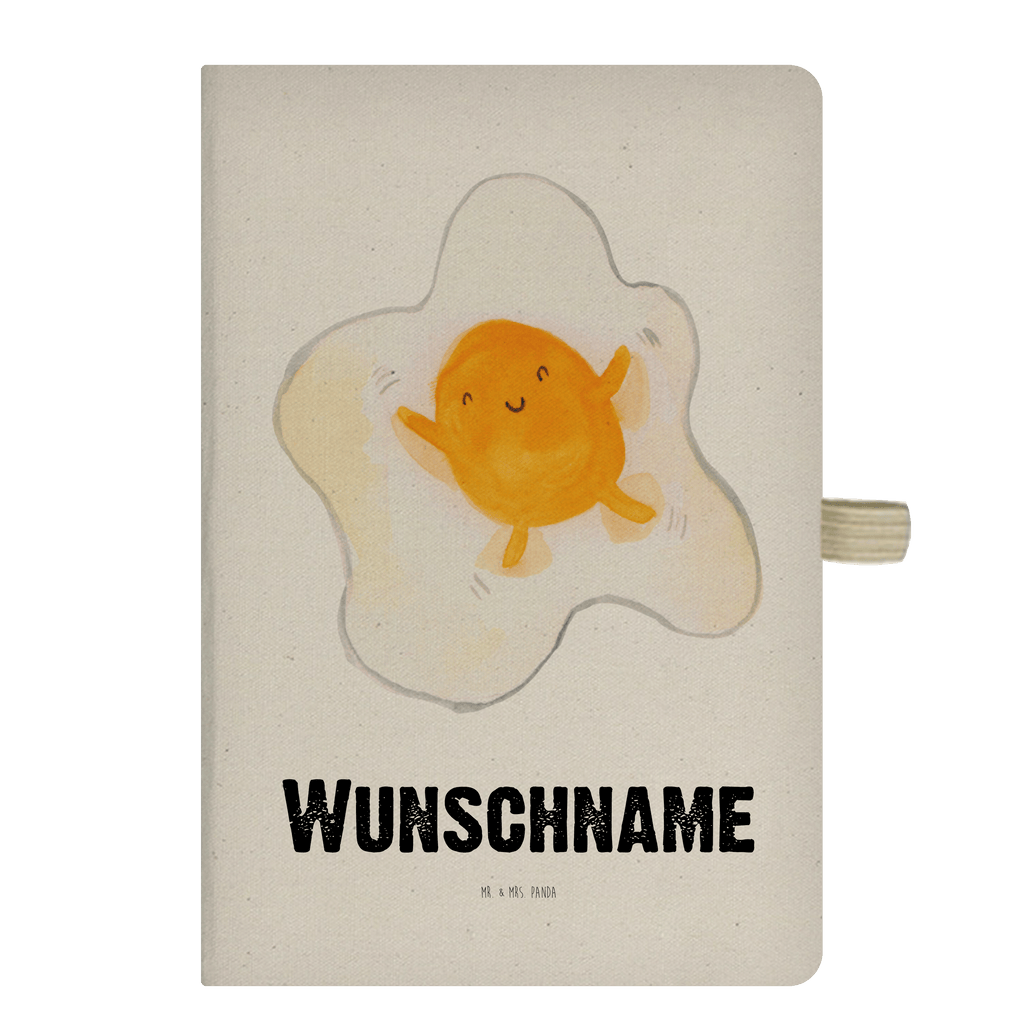 DIN A4 Personalisiertes Notizbuch Spiegelei Personalisiertes Notizbuch, Notizbuch mit Namen, Notizbuch bedrucken, Personalisierung, Namensbuch, Namen, Tiermotive, Gute Laune, lustige Sprüche, Tiere, Ei, Spiegelei, Schön, Tag, Glücklich, Liebe