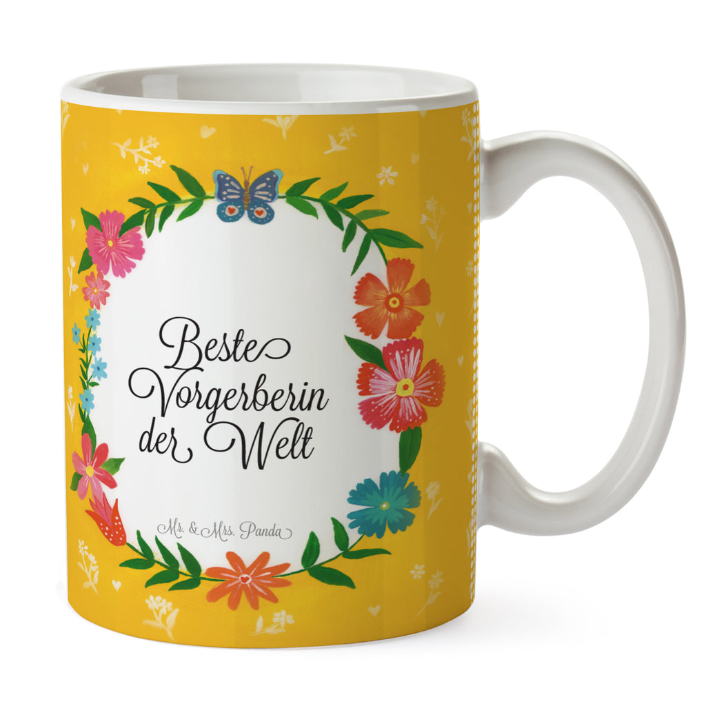 Tasse Vorgerberin Tasse, Kaffeetasse, Teetasse, Becher, Kaffeebecher, Teebecher, Keramiktasse, Porzellantasse, Büro Tasse, Geschenk Tasse, Tasse Sprüche, Tasse Motive, Kaffeetassen, Tasse bedrucken, Designer Tasse, Cappuccino Tassen, Schöne Teetassen, Geschenk