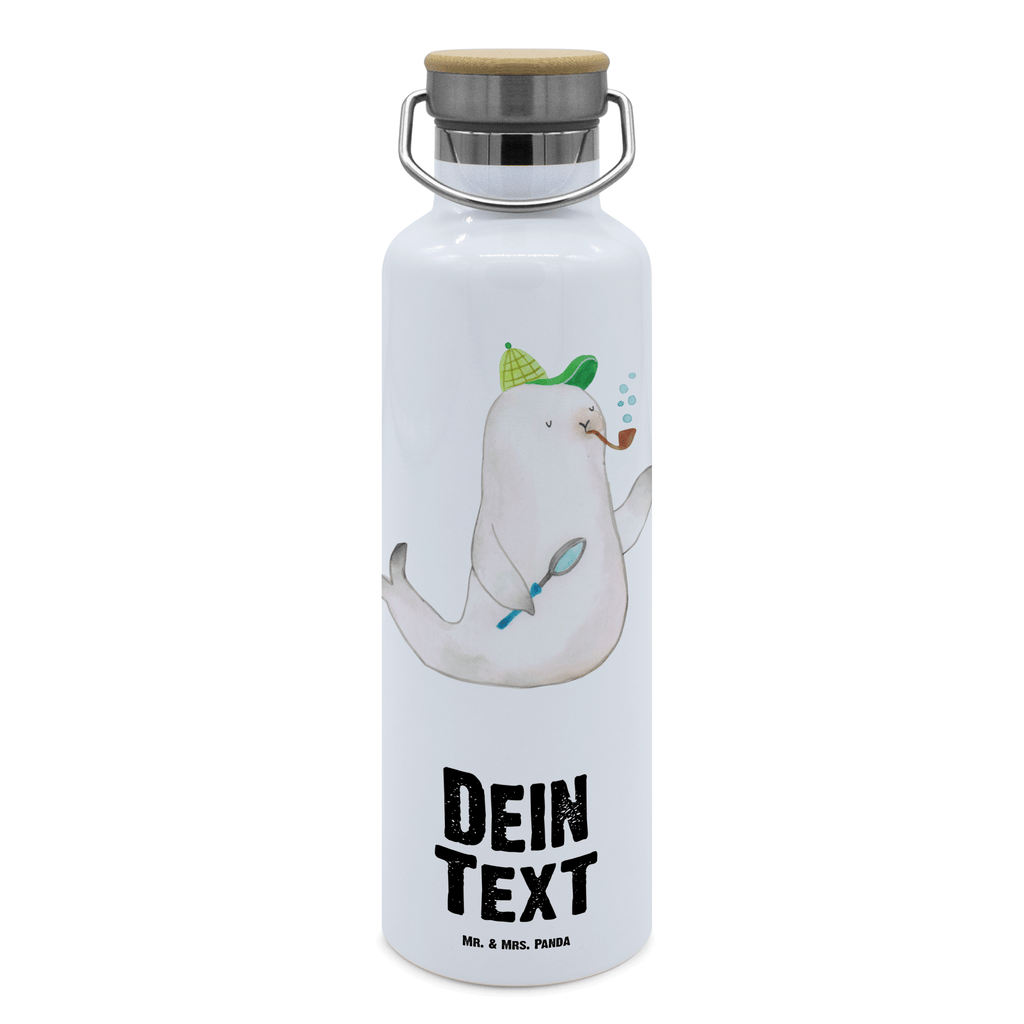 Personalisierte Trinkflasche Robbe Sherlock Personalisierte Trinkflasche, Trinkflasche mit Namen, Trinkflasche bedrucken, Flasche personalisiert, Trinkflasch mit Aufdruck, Trinkflasche Werbegeschenk, Namensaufdruck Trinkflasche, Sportflasche personalisiert, Trinkflasche Sport, Tiermotive, Gute Laune, lustige Sprüche, Tiere