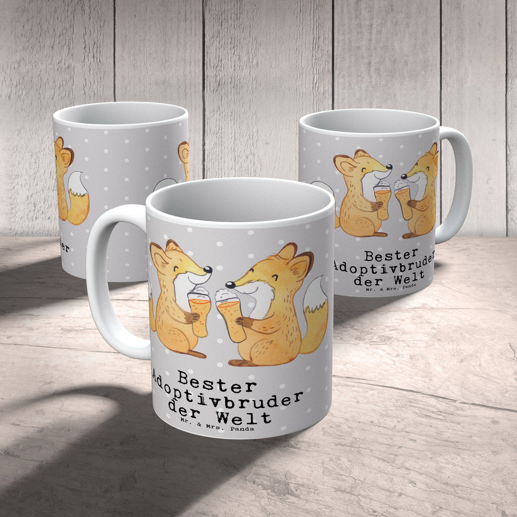 Tasse Fuchs Bester Adoptivbruder der Welt Tasse, Kaffeetasse, Teetasse, Becher, Kaffeebecher, Teebecher, Keramiktasse, Porzellantasse, Büro Tasse, Geschenk Tasse, Tasse Sprüche, Tasse Motive, Kaffeetassen, Tasse bedrucken, Designer Tasse, Cappuccino Tassen, Schöne Teetassen, für, Dankeschön, Geschenk, Schenken, Geburtstag, Geburtstagsgeschenk, Geschenkidee, Danke, Bedanken, Mitbringsel, Freude machen, Geschenktipp, Adoptivbruder, adoptiert, Bruder, Brudi, Geschwister, Bruderherz, Schwester, Familie, Kleinigkeit, Brother, Bester, Sohn