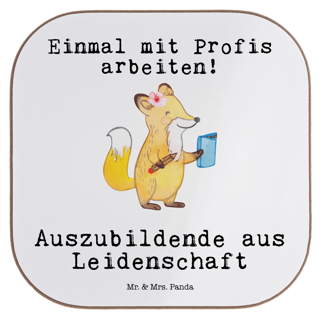 Quadratische Untersetzer Auszubildende aus Leidenschaft Untersetzer, Bierdeckel, Glasuntersetzer, Untersetzer Gläser, Getränkeuntersetzer, Untersetzer aus Holz, Untersetzer für Gläser, Korkuntersetzer, Untersetzer Holz, Holzuntersetzer, Tassen Untersetzer, Untersetzer Design, Beruf, Ausbildung, Jubiläum, Abschied, Rente, Kollege, Kollegin, Geschenk, Schenken, Arbeitskollege, Mitarbeiter, Firma, Danke, Dankeschön, Auszubildende, Azubine, Ausbildungsbeginn, Abschlussprüfung, Beginn der Ausbildung, Glücksbringer zur Ausbildung