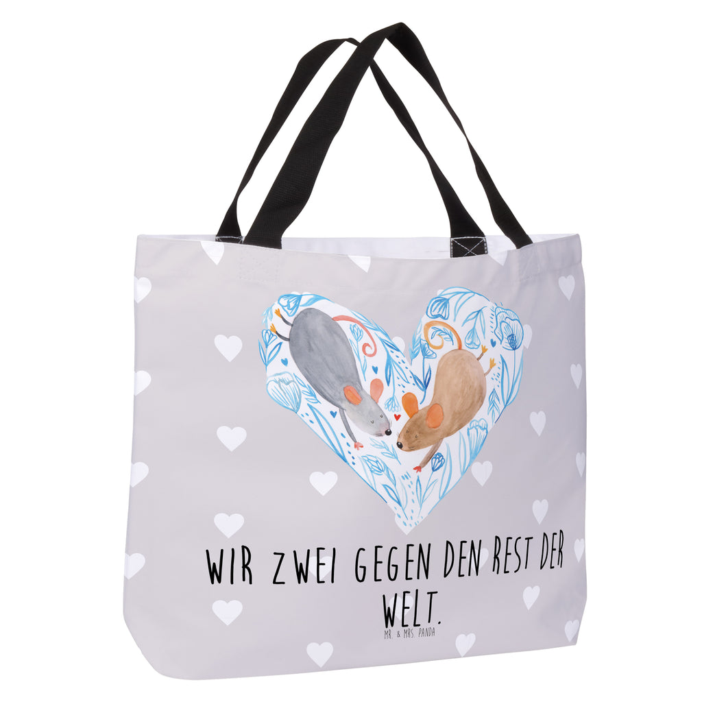 Shopper Mäuse Herz Beutel, Einkaufstasche, Tasche, Strandtasche, Einkaufsbeutel, Shopper, Schultasche, Freizeittasche, Tragebeutel, Schulbeutel, Alltagstasche, Liebe, Partner, Freund, Freundin, Ehemann, Ehefrau, Heiraten, Verlobung, Heiratsantrag, Liebesgeschenk, Jahrestag, Hocheitstag, Maus, Mäuse, Liebesbotschaft, Liebesbeweis, Hochzeit, Lieblingsmensch, Gemeinsamkeit, Love, Geschenk für zwei