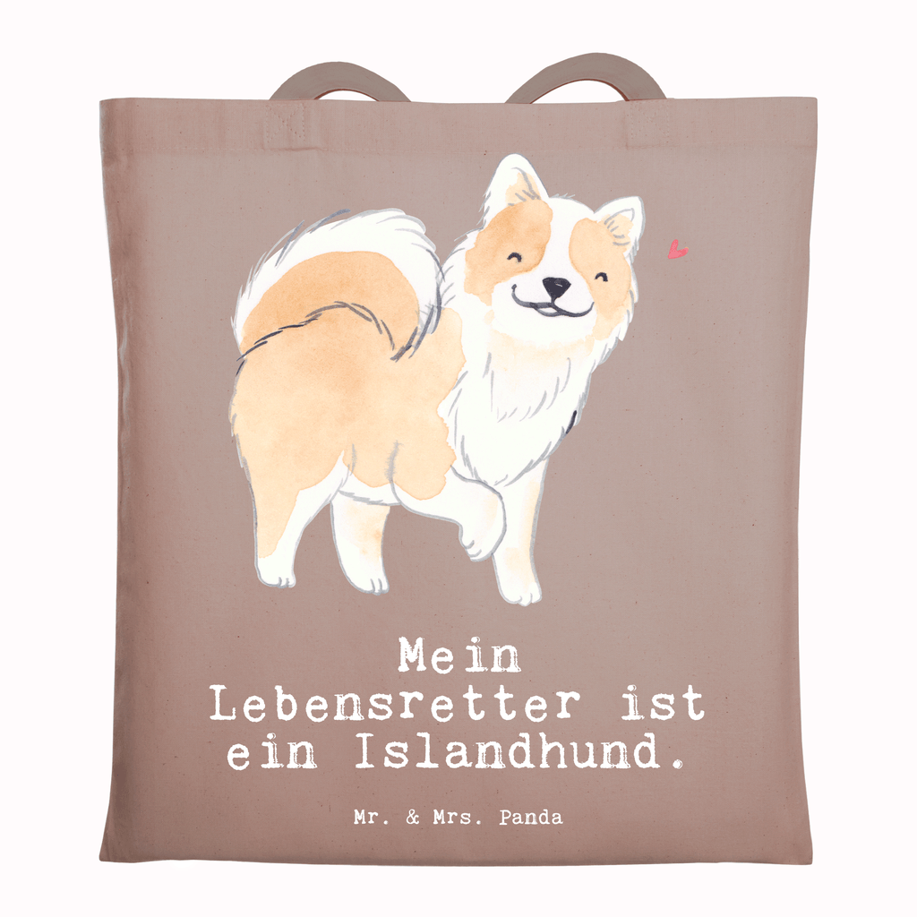 Tragetasche Islandhund Lebensretter Beuteltasche, Beutel, Einkaufstasche, Jutebeutel, Stoffbeutel, Tasche, Shopper, Umhängetasche, Strandtasche, Schultertasche, Stofftasche, Tragetasche, Badetasche, Jutetasche, Einkaufstüte, Laptoptasche, Hund, Hunderasse, Rassehund, Hundebesitzer, Geschenk, Tierfreund, Schenken, Welpe, Islandhund, isländischer Schäferhund