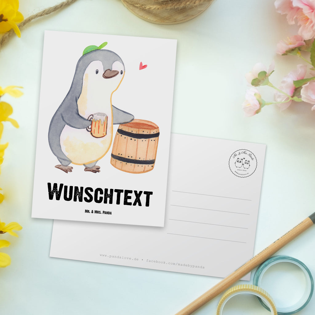 Personalisierte Postkarte Pinguin Bester Trinkbruder der Welt Postkarte mit Namen, Postkarte bedrucken, Postkarte mit Wunschtext, Postkarte personalisierbar, Geschenkkarte mit Namen, Grußkarte mit Namen, Karte mit Namen, Einladung mit Namen, Ansichtskarte mit Namen, Geschenkkarte mit Wunschtext, Grußkarte mit Wunschtext, Karte mit Wunschtext, Einladung mit Wunschtext, Ansichtskarte mit Wunschtext, für, Dankeschön, Geschenk, Schenken, Geburtstag, Geburtstagsgeschenk, Geschenkidee, Danke, Bedanken, Mitbringsel, Freude machen, Geschenktipp, Trinkbruder, Trinkkumpel, Kumpel, Saufkumpane, Kumpane, Trinken, Party, Kleinigkeit