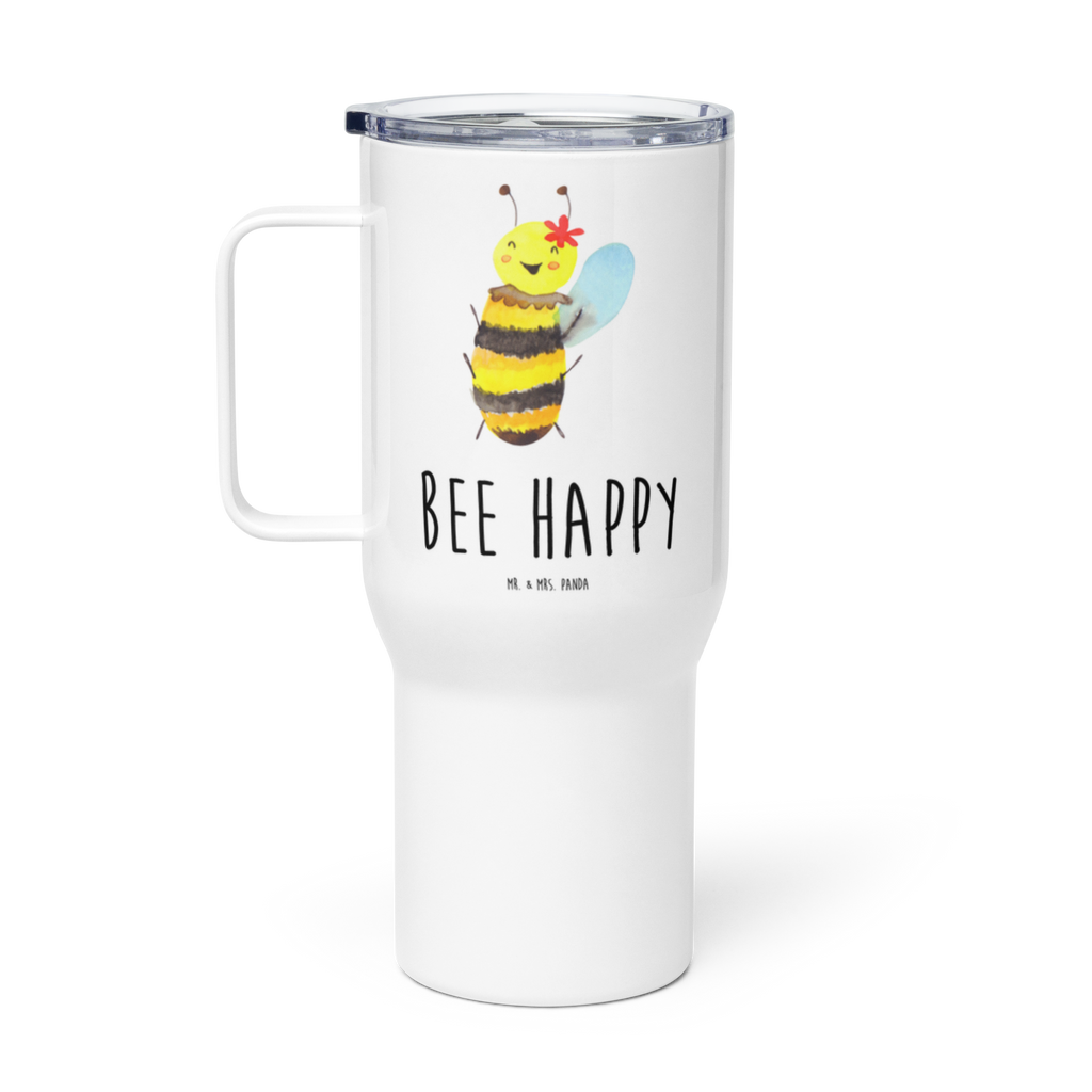 XXL Thermobecher Biene Happy Thermobecher, XL Thermobecher, Reisebecher, XL Reisetasse, Großer Thermobecher, Autobecher, Jumbo Becher, Biene, Wespe, Hummel