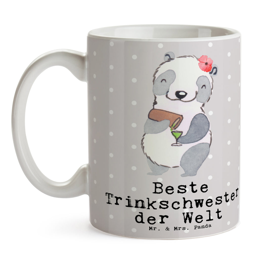 Tasse Panda Beste Trinkschwester der Welt Tasse, Kaffeetasse, Teetasse, Becher, Kaffeebecher, Teebecher, Keramiktasse, Porzellantasse, Büro Tasse, Geschenk Tasse, Tasse Sprüche, Tasse Motive, Kaffeetassen, Tasse bedrucken, Designer Tasse, Cappuccino Tassen, Schöne Teetassen, für, Dankeschön, Geschenk, Schenken, Geburtstag, Geburtstagsgeschenk, Geschenkidee, Danke, Bedanken, Mitbringsel, Freude machen, Geschenktipp, Trinkschwester, Saufschwester, Schwester, Sister, Freundin, Party, Bae, Trinken, Alkohol, Wochenende, Kleinigkeit, Sister from another Mister