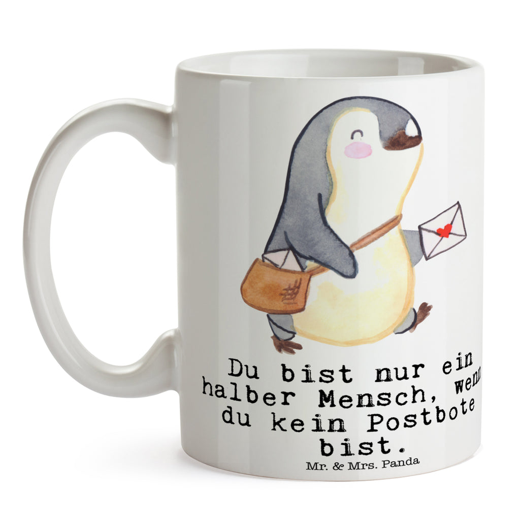 Tasse Postbote mit Herz Tasse, Kaffeetasse, Teetasse, Becher, Kaffeebecher, Teebecher, Keramiktasse, Porzellantasse, Büro Tasse, Geschenk Tasse, Tasse Sprüche, Tasse Motive, Kaffeetassen, Tasse bedrucken, Designer Tasse, Cappuccino Tassen, Schöne Teetassen, Beruf, Ausbildung, Jubiläum, Abschied, Rente, Kollege, Kollegin, Geschenk, Schenken, Arbeitskollege, Mitarbeiter, Firma, Danke, Dankeschön, Postbote, Briefzusteller, Briefträger, Postler