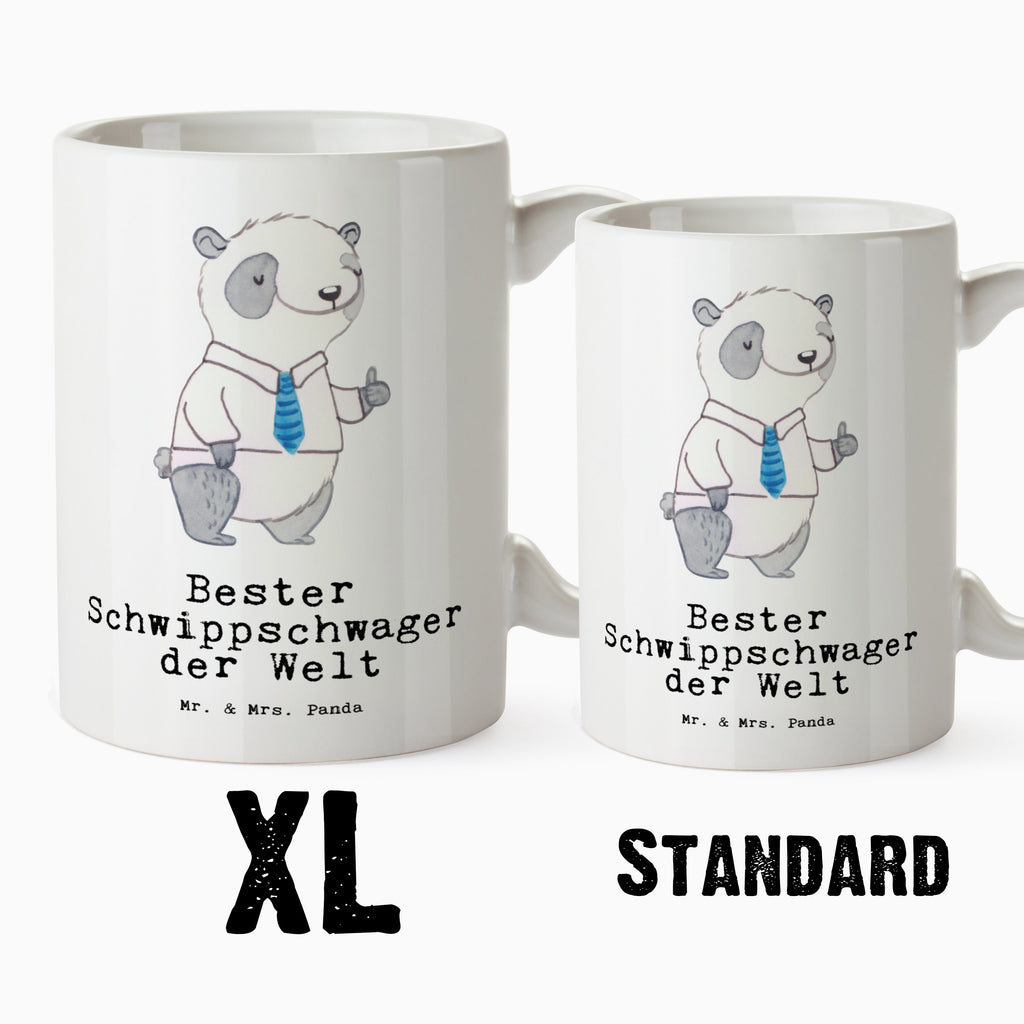 XL Tasse Panda Bester Schwippschwager der Welt XL Tasse, Große Tasse, Grosse Kaffeetasse, XL Becher, XL Teetasse, spülmaschinenfest, Jumbo Tasse, Groß, für, Dankeschön, Geschenk, Schenken, Geburtstag, Geburtstagsgeschenk, Geschenkidee, Danke, Bedanken, Mitbringsel, Freude machen, Geschenktipp, Schwippschwager, Schwibschwager, Schwipschwager, Schwager, Schwager des Ehepartners, Familie, Verwandtschaft, angeheiratet