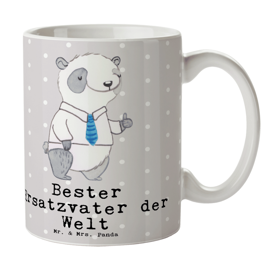 Tasse Panda Bester Ersatzvater der Welt Tasse, Kaffeetasse, Teetasse, Becher, Kaffeebecher, Teebecher, Keramiktasse, Porzellantasse, Büro Tasse, Geschenk Tasse, Tasse Sprüche, Tasse Motive, Kaffeetassen, Tasse bedrucken, Designer Tasse, Cappuccino Tassen, Schöne Teetassen, für, Dankeschön, Geschenk, Schenken, Geburtstag, Geburtstagsgeschenk, Geschenkidee, Danke, Bedanken, Mitbringsel, Freude machen, Geschenktipp, Bester, Ersatzvater, Ersatz, zweiter, Vater, Papa, Dad, Daddy, Paps, Papi, Vati, Eltern, Geschenk Vater, Mann, Familie, Kleinigkeit