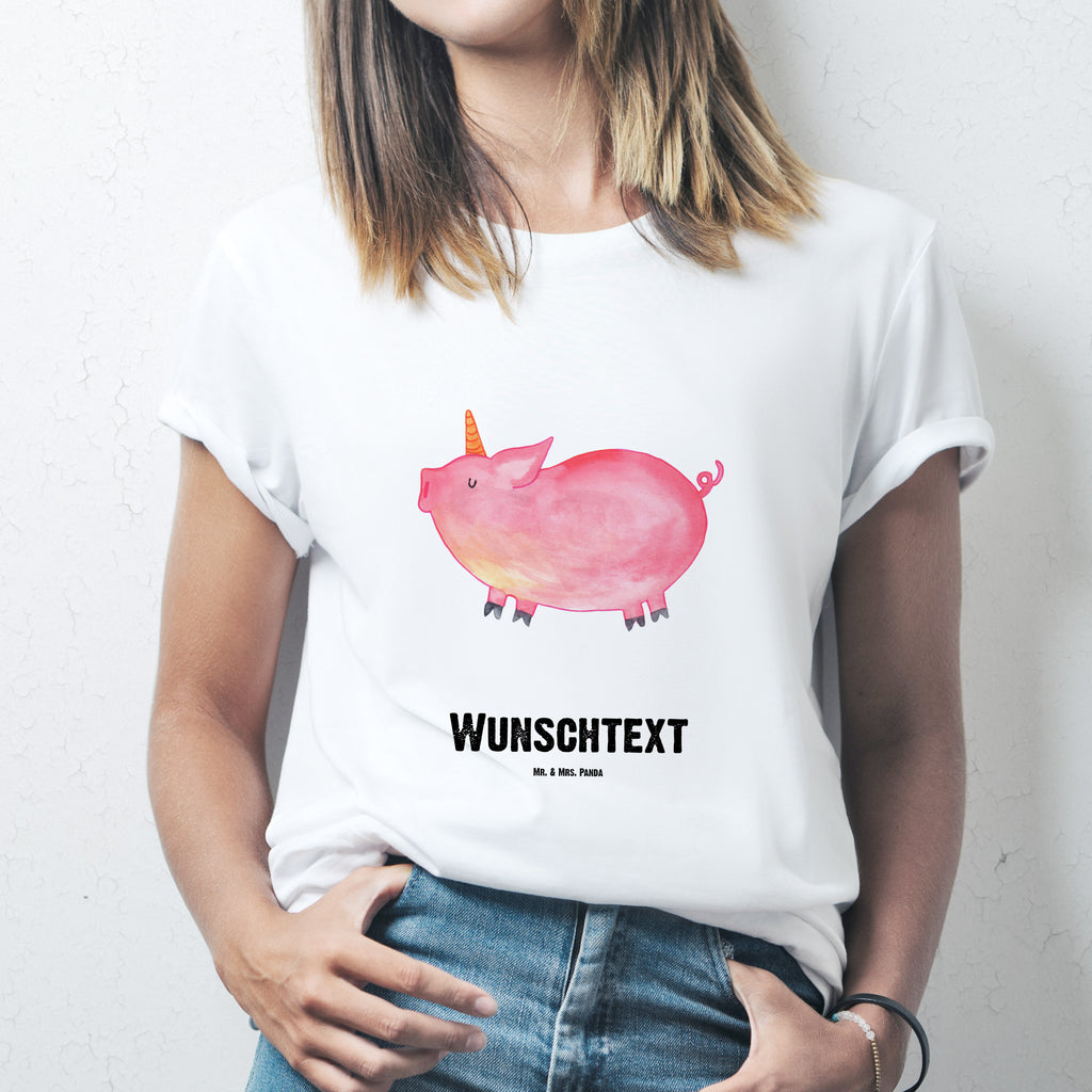 Personalisiertes T-Shirt Einhorn Schwein T-Shirt Personalisiert, T-Shirt mit Namen, T-Shirt mit Aufruck, Männer, Frauen, Wunschtext, Bedrucken, Einhorn, Einhörner, Einhorn Deko, Pegasus, Unicorn, Party, Spaß, Schwein, Schweinhorn, Bauer, witzig. lustig, Spruch, geschenk, Pig, Piggy, funny, english, englisch