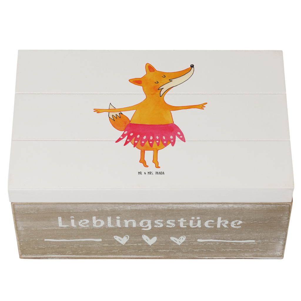 Holzkiste Fuchs Ballerina Holzkiste, Kiste, Schatzkiste, Truhe, Schatulle, XXL, Erinnerungsbox, Erinnerungskiste, Dekokiste, Aufbewahrungsbox, Geschenkbox, Geschenkdose, Fuchs, Fuchs Spruch, Füchse, Füchsin, Ballerina, Ballett, Tänzerin, Tanzen, Party, Einladung, Geburtstag