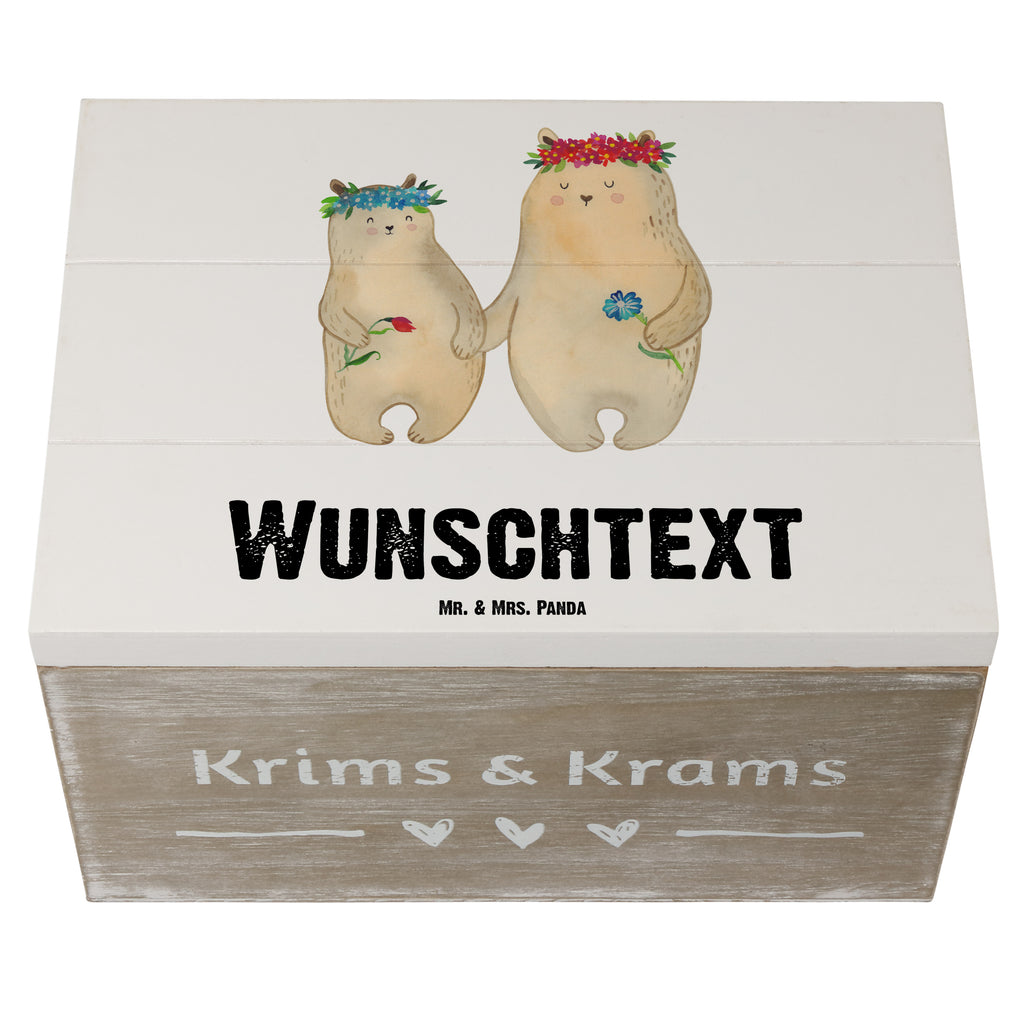 Personalisierte Holzkiste Bären mit Blumenkranz Holzkiste mit Namen, Kiste mit Namen, Schatzkiste mit Namen, Truhe mit Namen, Schatulle mit Namen, Erinnerungsbox mit Namen, Erinnerungskiste, mit Namen, Dekokiste mit Namen, Aufbewahrungsbox mit Namen, Holzkiste Personalisiert, Kiste Personalisiert, Schatzkiste Personalisiert, Truhe Personalisiert, Schatulle Personalisiert, Erinnerungsbox Personalisiert, Erinnerungskiste Personalisiert, Dekokiste Personalisiert, Aufbewahrungsbox Personalisiert, Geschenkbox personalisiert, GEschenkdose personalisiert, Familie, Vatertag, Muttertag, Bruder, Schwester, Mama, Papa, Oma, Opa, Bär, Bären, Mutter, Mutti, Mami, Lieblingsmensch, Lieblingsmama, beste Mutter, weltbeste Mama, Geschenk Mama. Muttertag, Tochter, Kind, Kinder, Töchter, Family, Vorbild