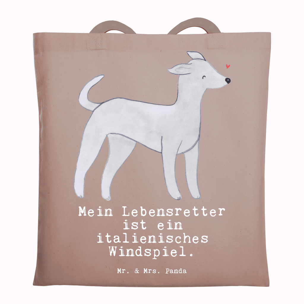 Tragetasche Italienisches Windspiel Lebensretter Beuteltasche, Beutel, Einkaufstasche, Jutebeutel, Stoffbeutel, Tasche, Shopper, Umhängetasche, Strandtasche, Schultertasche, Stofftasche, Tragetasche, Badetasche, Jutetasche, Einkaufstüte, Laptoptasche, Hund, Hunderasse, Rassehund, Hundebesitzer, Geschenk, Tierfreund, Schenken, Welpe, Italienisches Windspiel, Windhund, Italian Greyhound